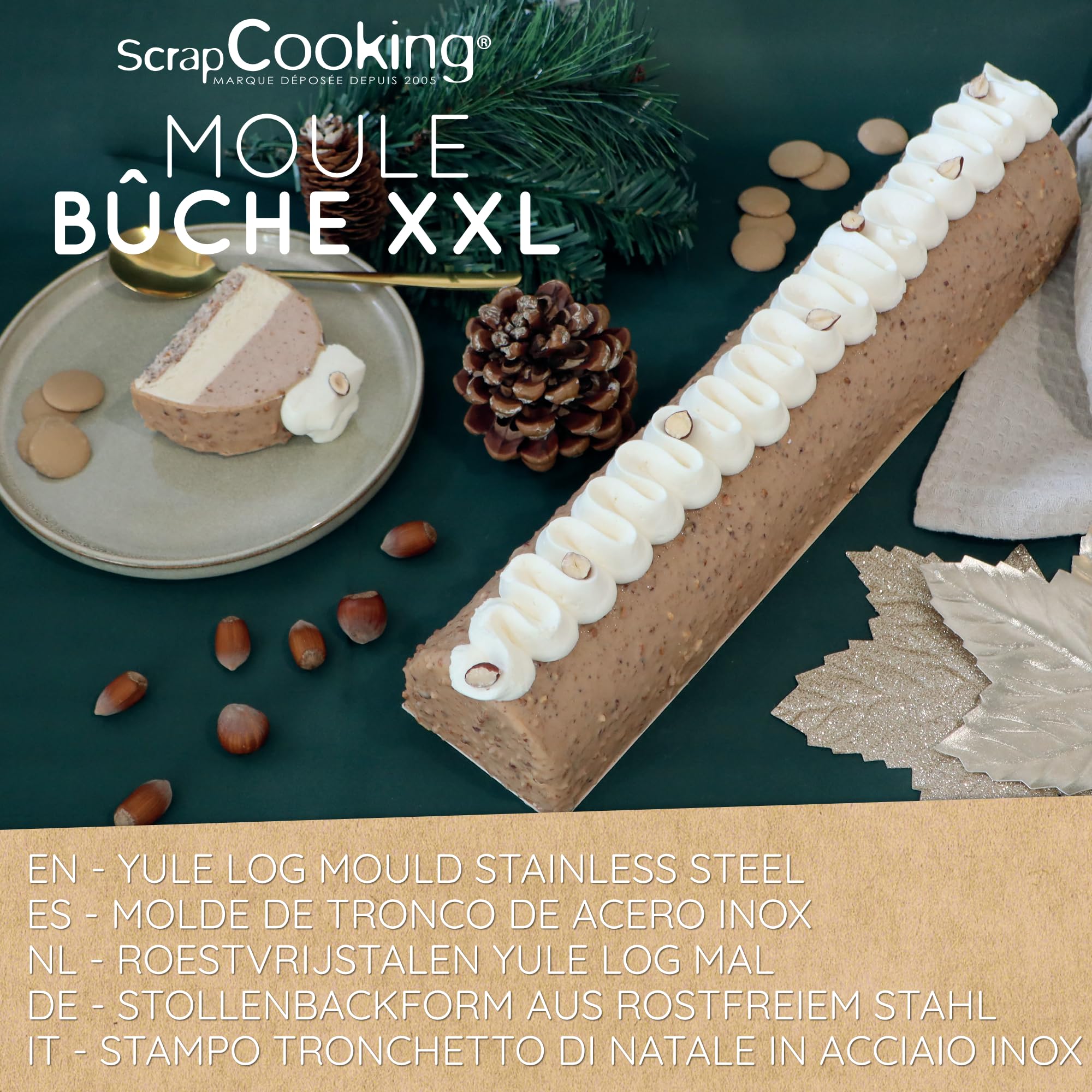 scrapcooking-moules-1936-moule-b-che-inox-xxl-28-45-cm image 2