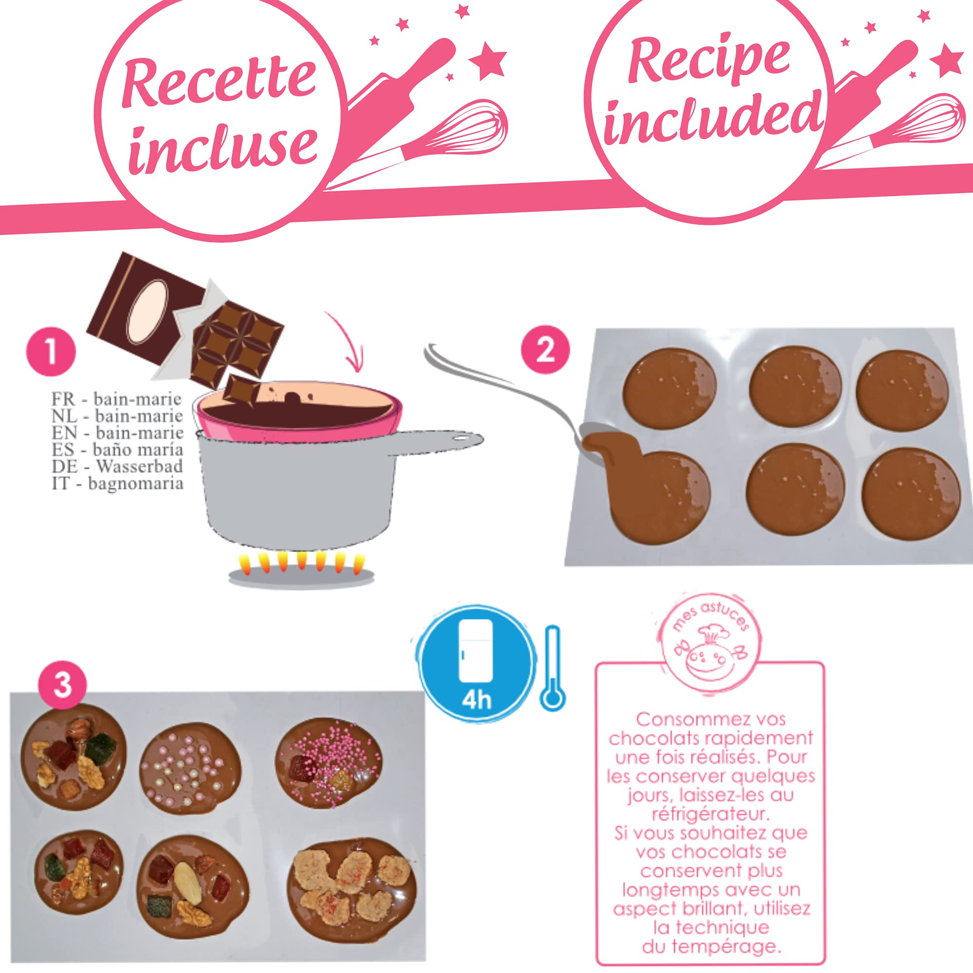 scrapcooking-feuille-guitare-chocolat-30x40-lot-10 image 6