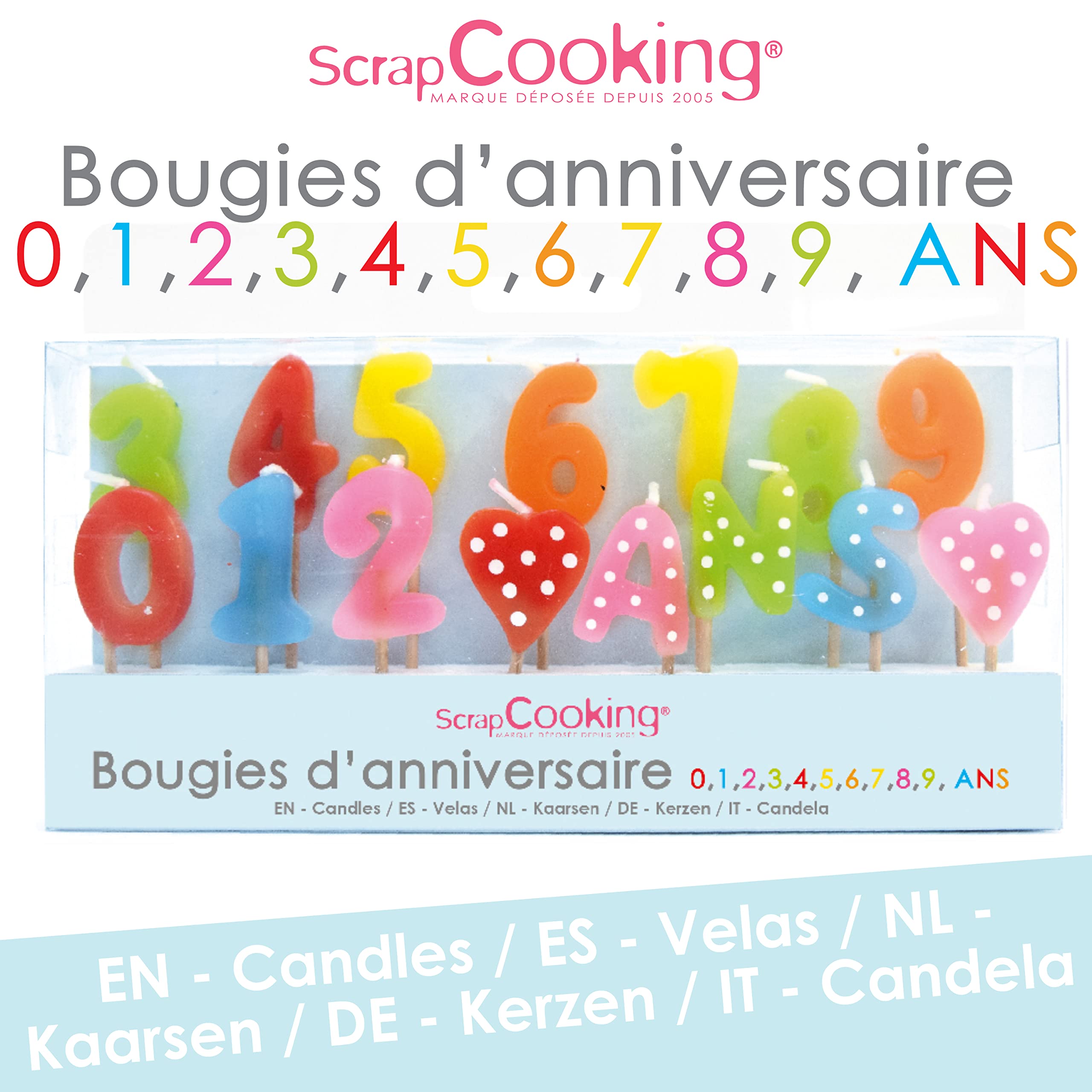 scrapcooking-d-corations-bougies-chiffres-anniversaire-x15 image 2