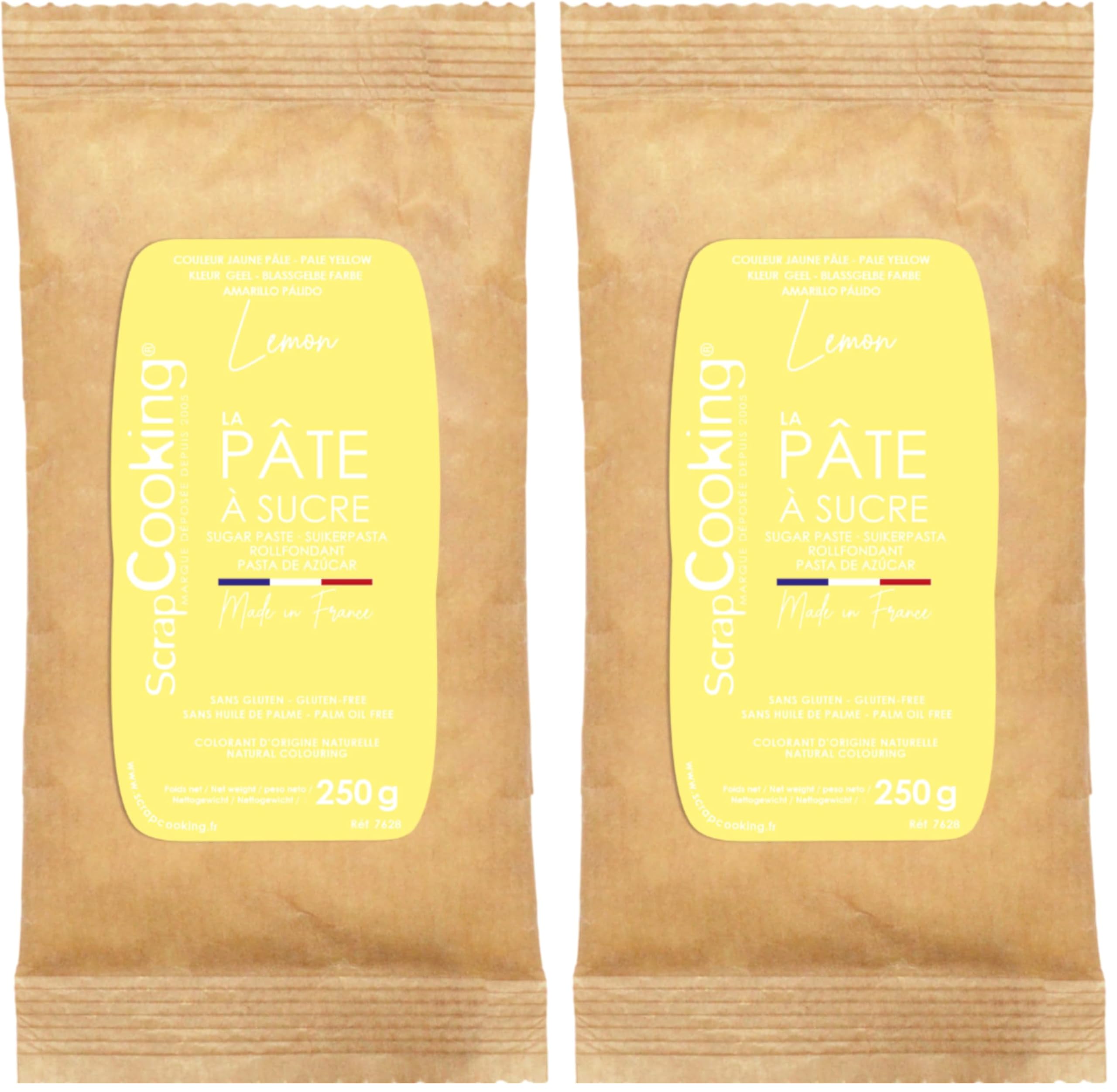 scrapcooking-p-tes-sucre-lemon-jaune-250-g-7628 image 8