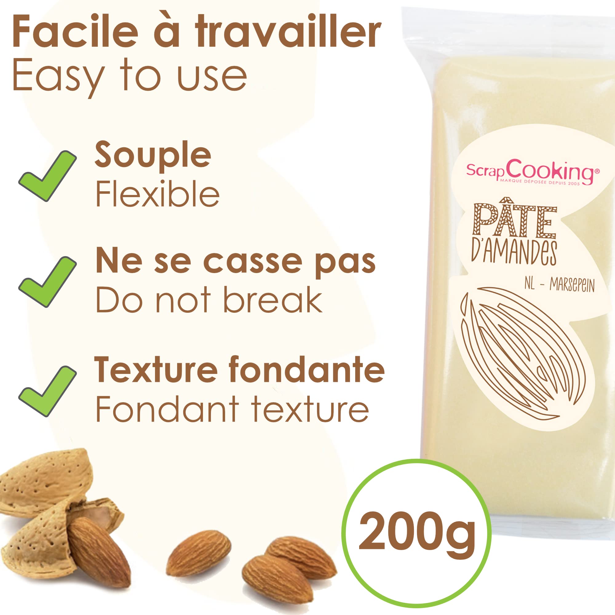 scrapcooking-p-tes-sucre-p-te-d-amandes-7165-beige-200-g image 3