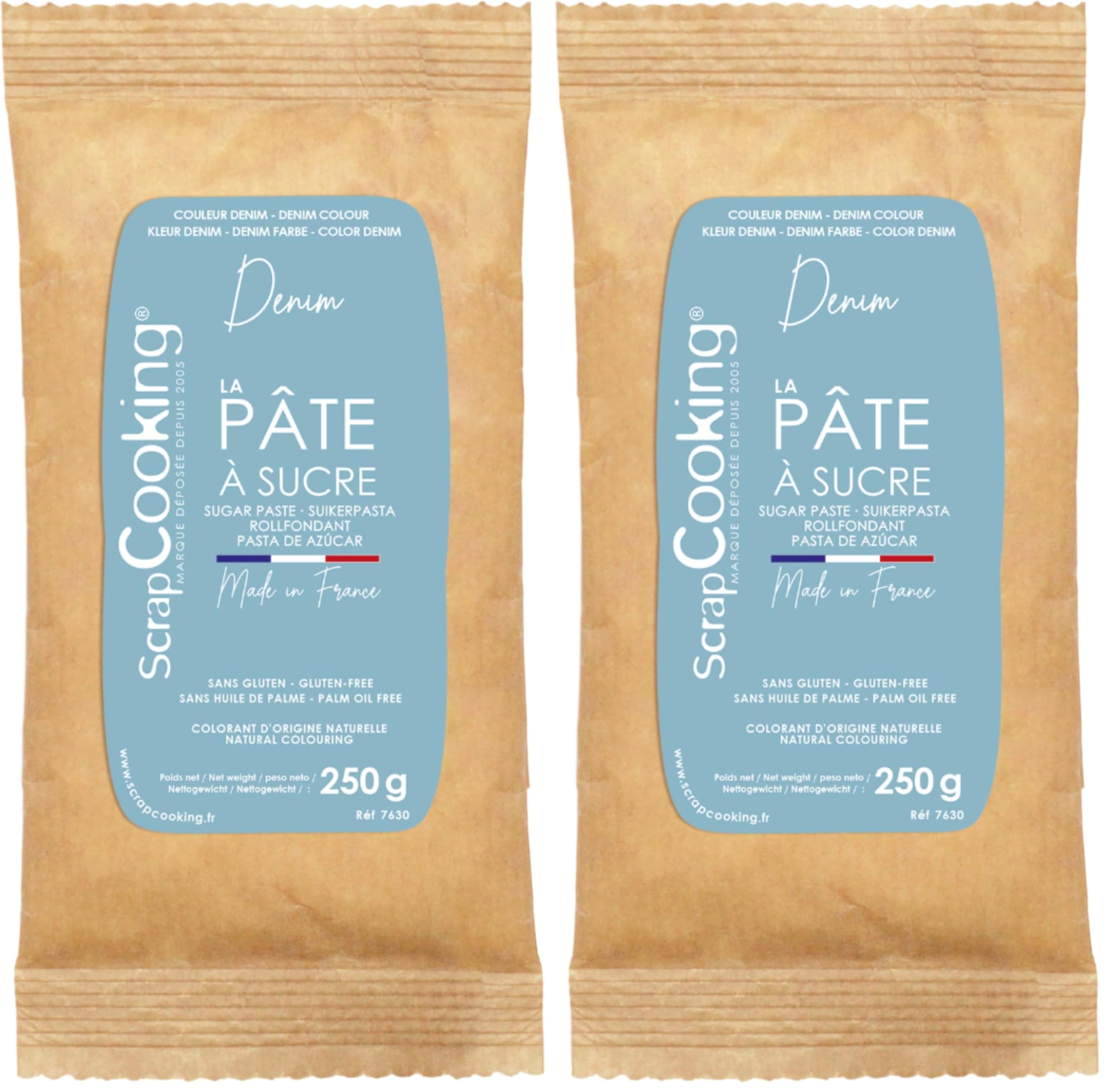 scrapcooking-p-tes-sucre-bleue-denim-250-g image 8