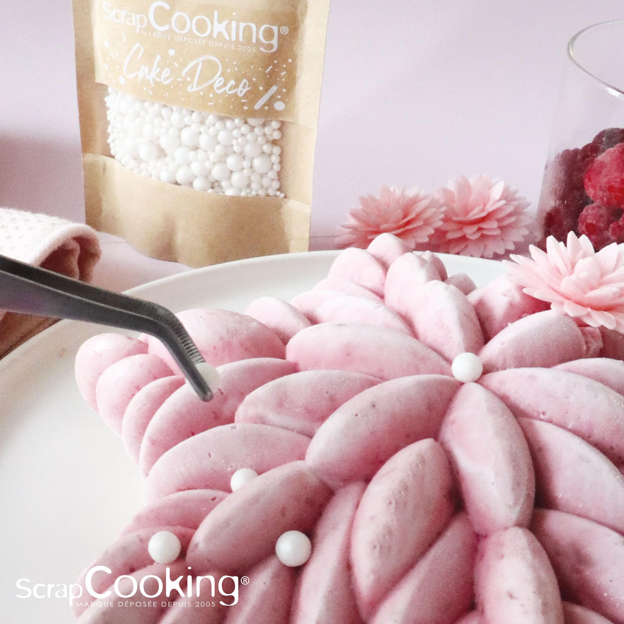 scrapcooking-d-corations-7470-perles-nacr-es-blanc-60-g image 7