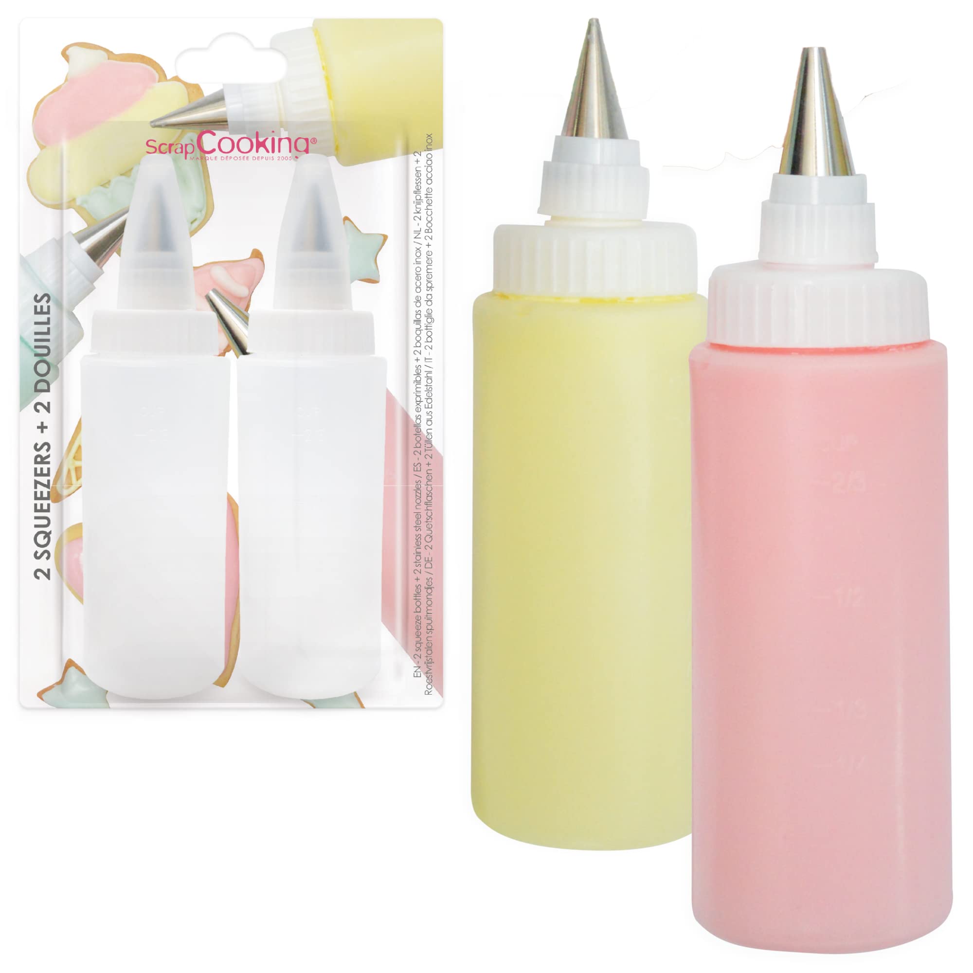 scrapcooking-mat-riel-squeezers-5165-185-ml-lot-de-2-douilles image 1