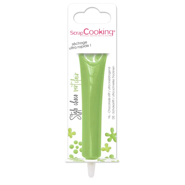scrapcooking-stylo-choco-vert-clair-25g-d-cor-alimentaire-6805 image 1