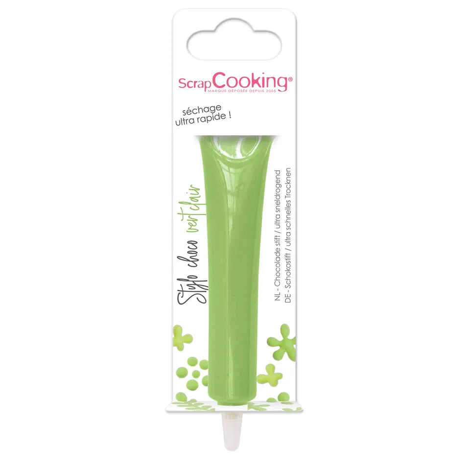 scrapcooking-stylo-choco-vert-clair-25g-d-cor-alimentaire-6805 image 1