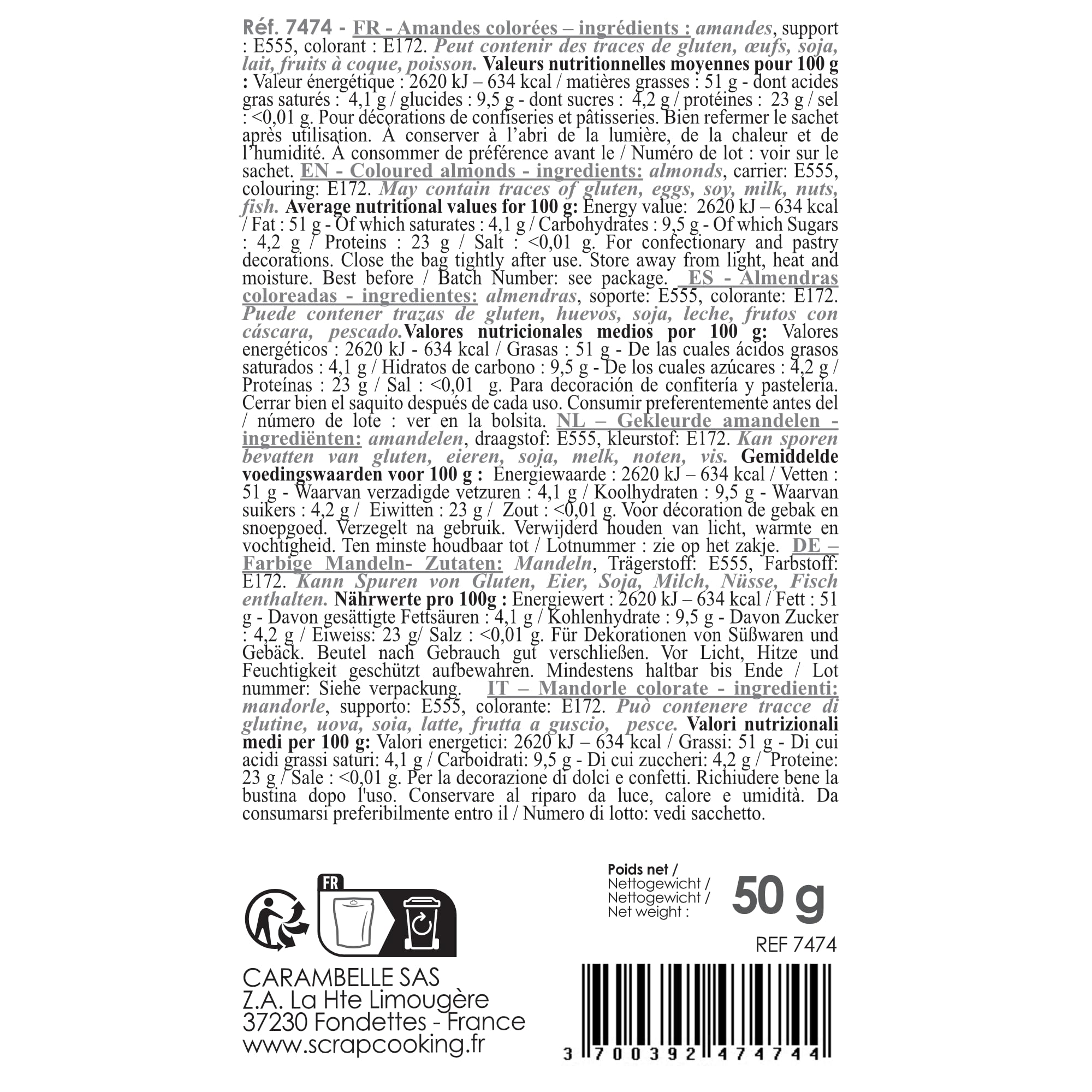 scrapcooking-d-corations-amandes-dor-es-50-g-comestibles-or image 8