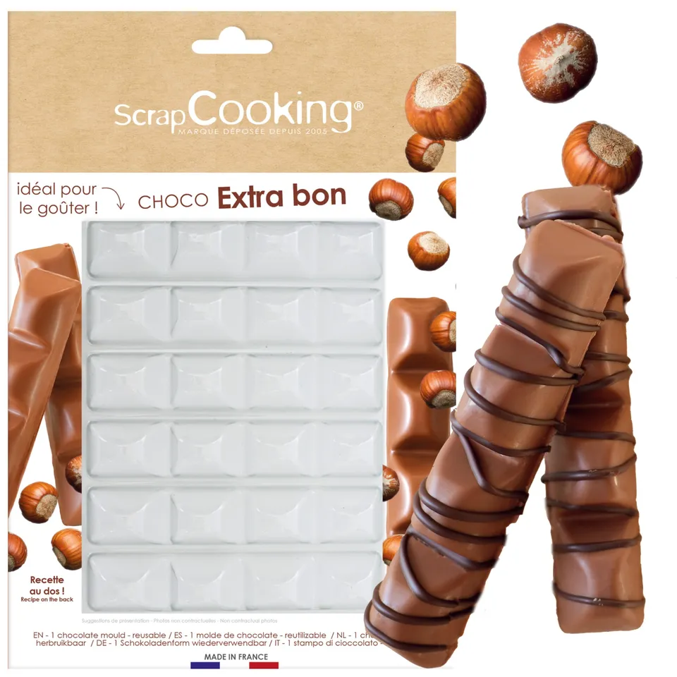 scrapcooking-moules-6766-moule-6-barres-chocolat-noisette image 1