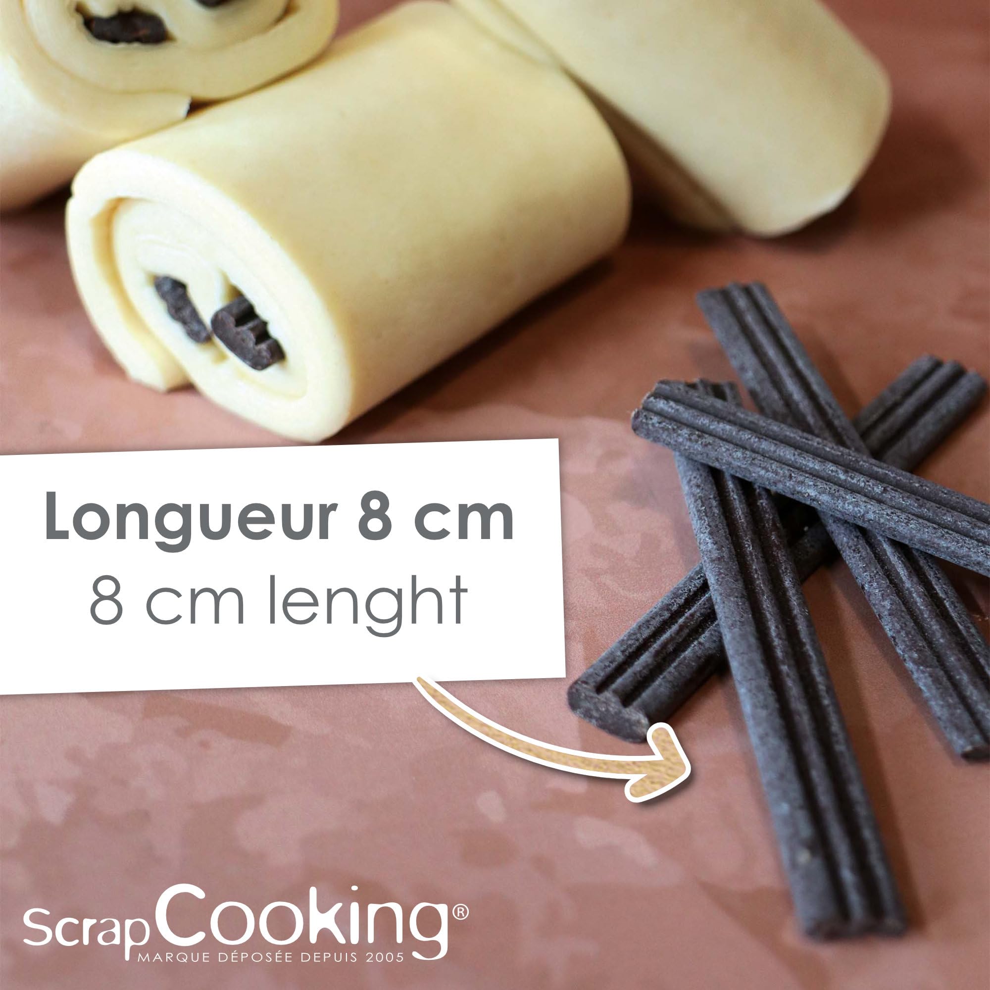 scrapcooking-9607-b-tons-chocolat-noir-8-cm-x50 image 4