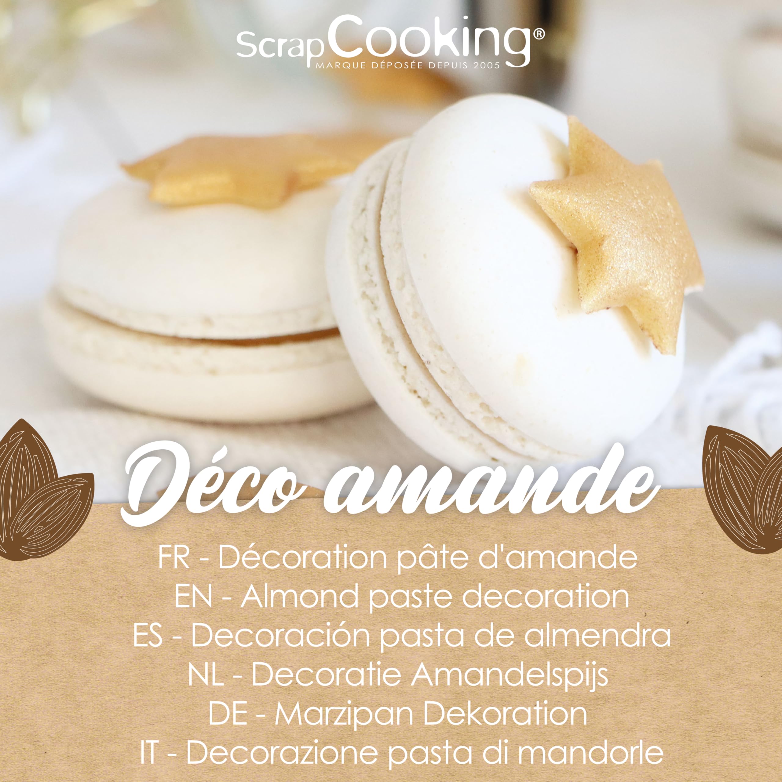 scrapcooking-7605-toiles-dor-es-p-te-d-amande-x12-or image 2