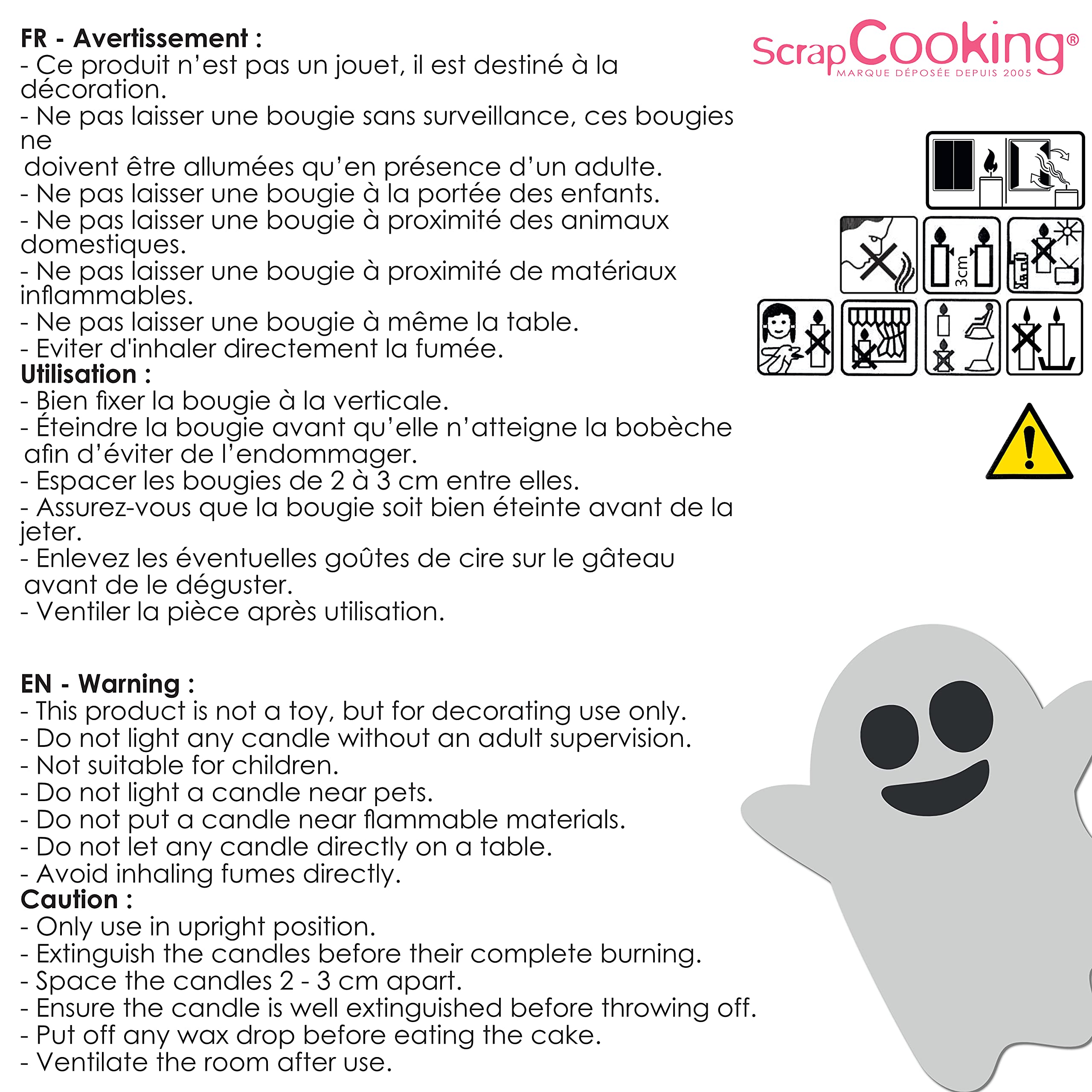 scrapcooking-d-corations-kit-8-bougies-halloween-5031 image 5