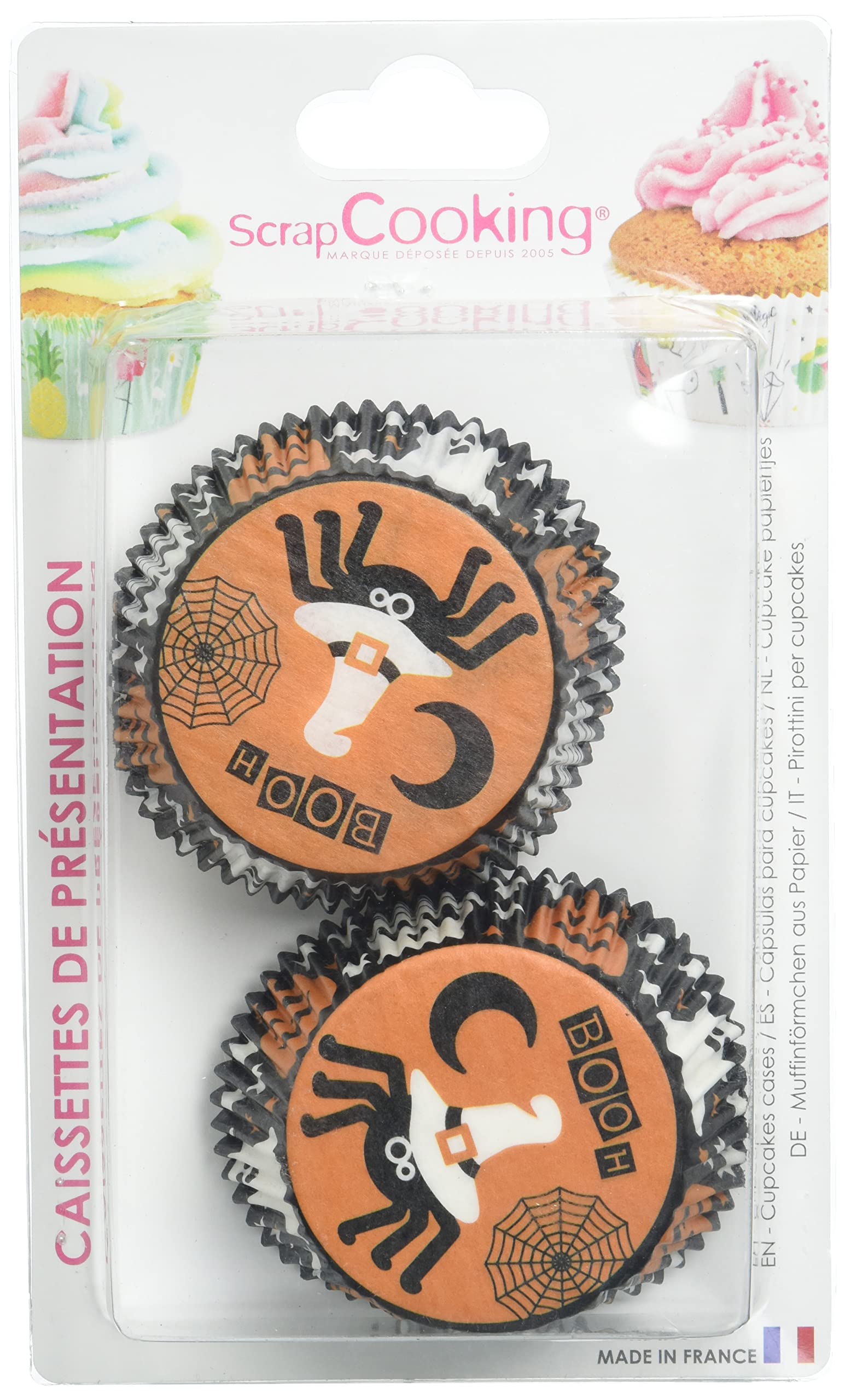 scrapcooking-mat-riel-36-caissettes-halloween-papier-lot image 5
