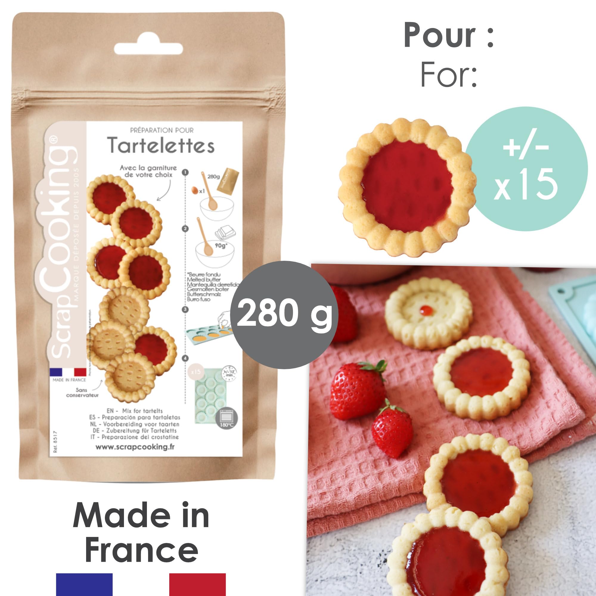 scrapcooking-ingr-dients-tartelettes-280-g-vanille-15-pi-ces image 5