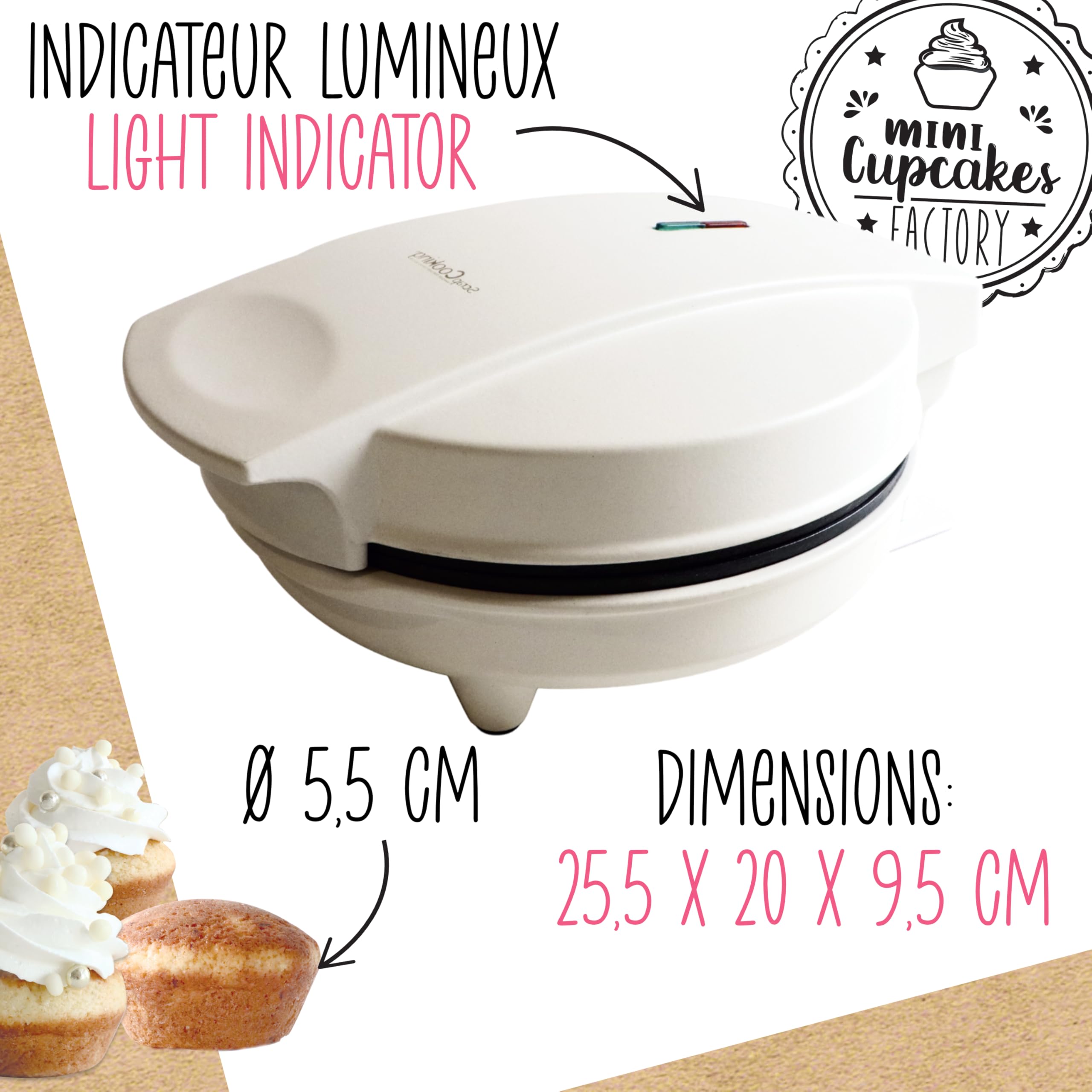 scrapcooking-appareils-mini-cupcakes-factory-3892-machine-blanc image 5
