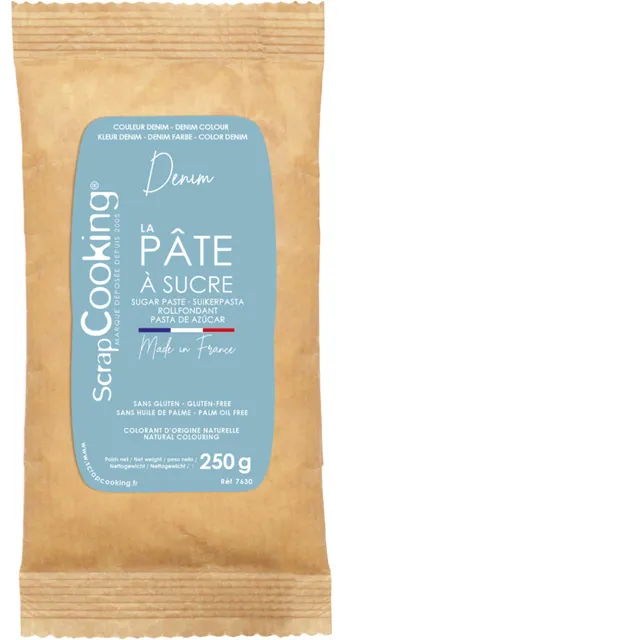 scrapcooking-p-tes-sucre-bleue-denim-250-g image 1