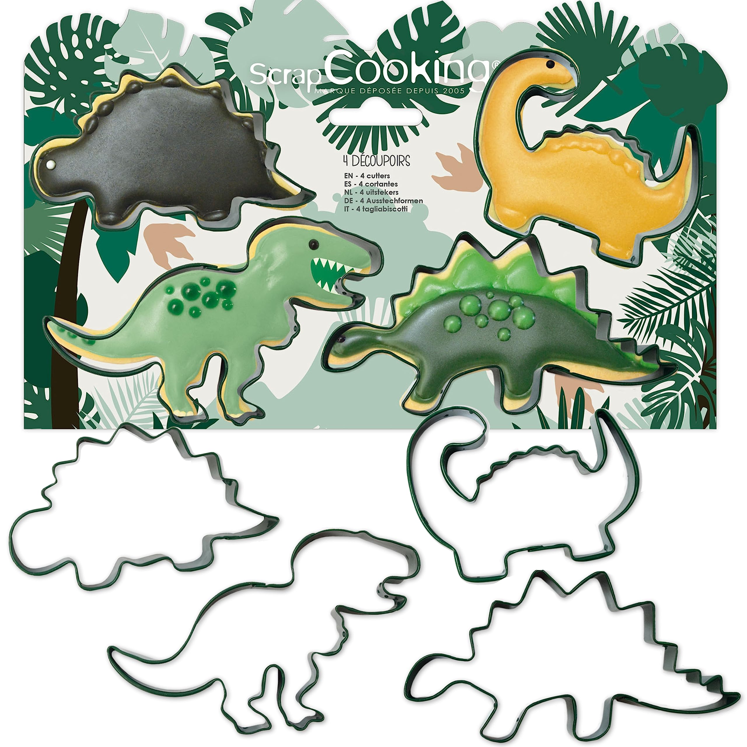 scrapcooking-emporte-pi-ces-4-dinosaures-m-tal-biscuits-2085 image 1