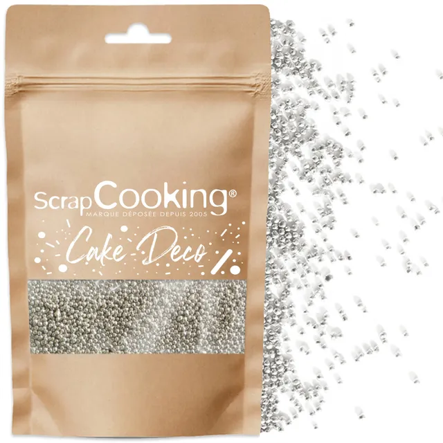 scrapcooking-d-corations-mini-billes-argent-7458-80-g image 1