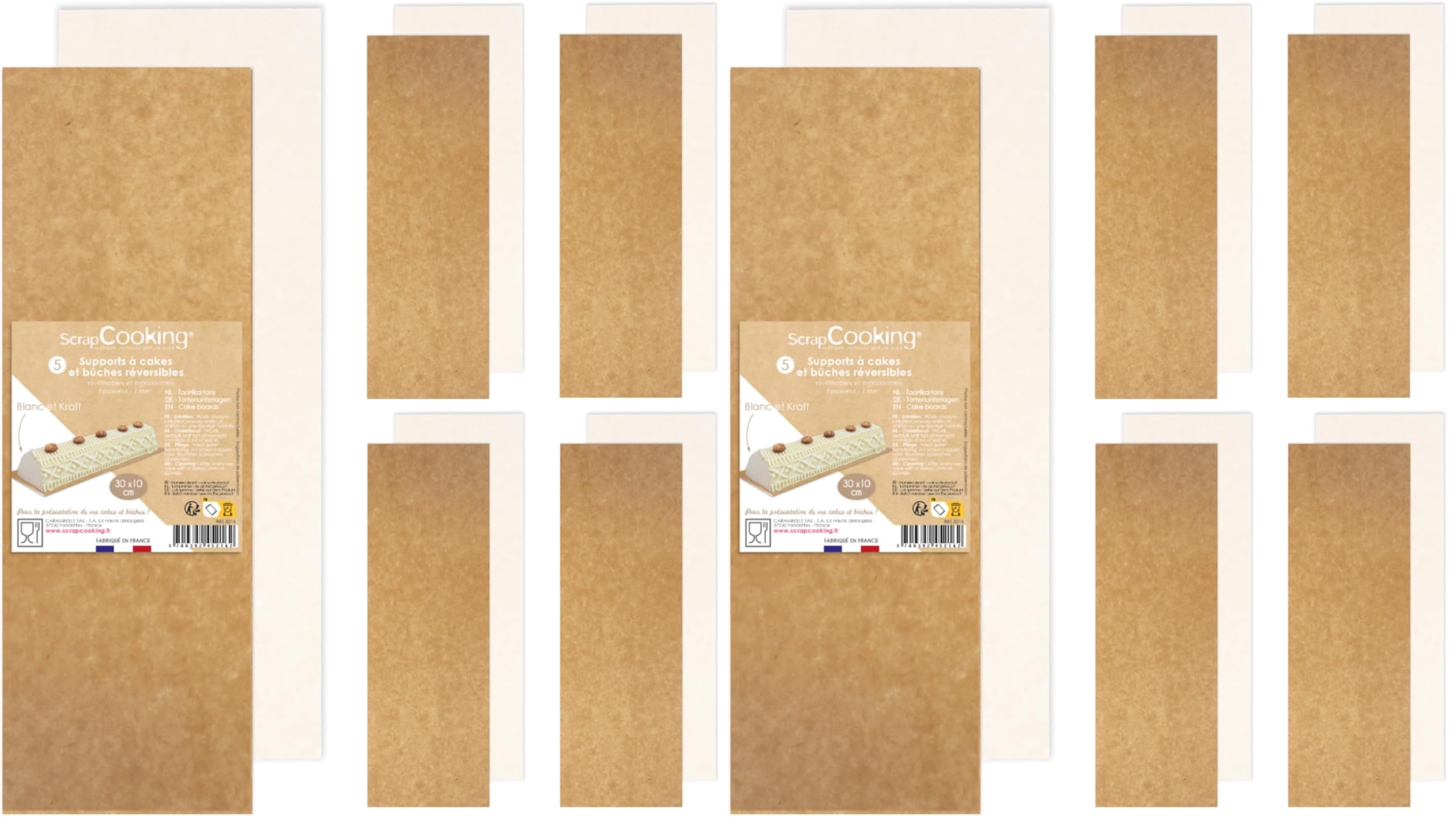 scrapcooking-mat-riel-5216-supports-b-ches-30x10-cm-lot-5 image 8