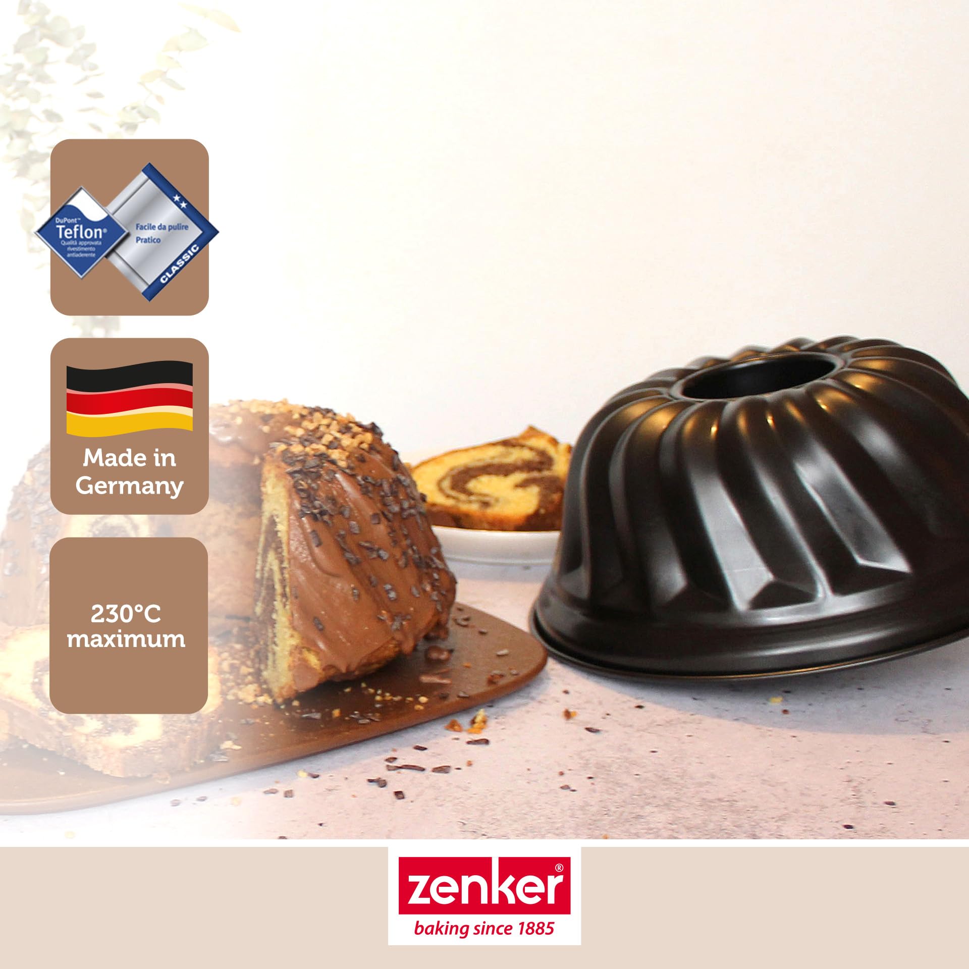 zenker-black-metallic-moule-kouglof-acier-antiadh-sif-22-cm image 2