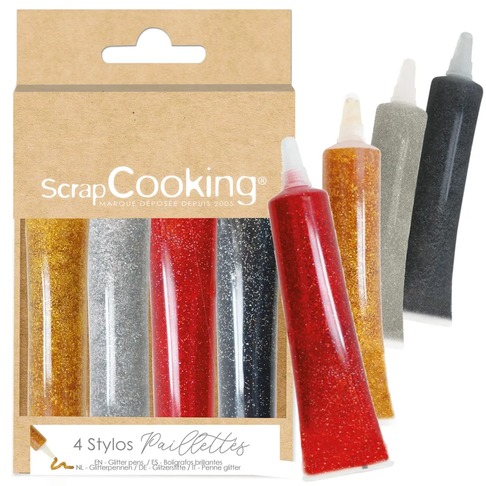 scrapcooking-d-corations-4-stylos-paillet-s-comestibles-no-l image 1