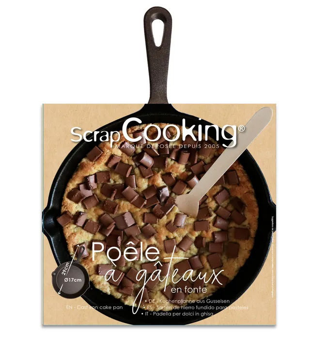 scrapcooking-moules-po-le-g-teaux-fonte-2105-20-cm image 1