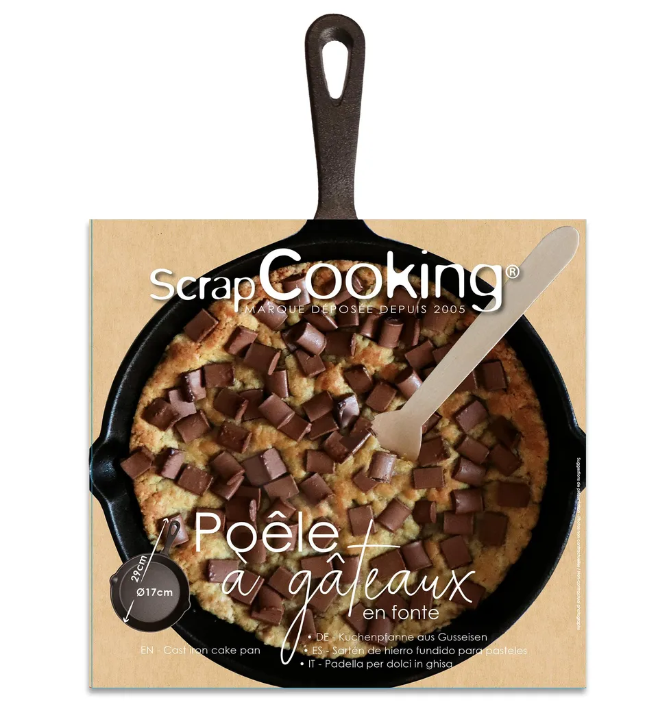 scrapcooking-moules-po-le-g-teaux-fonte-2105-20-cm image 1