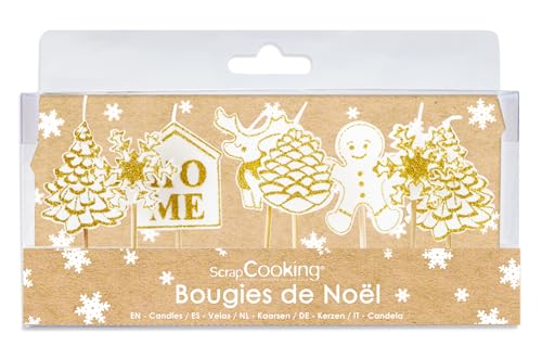 scrapcooking-d-corations-5062-bougies-no-l-dor-es-x8 image 4
