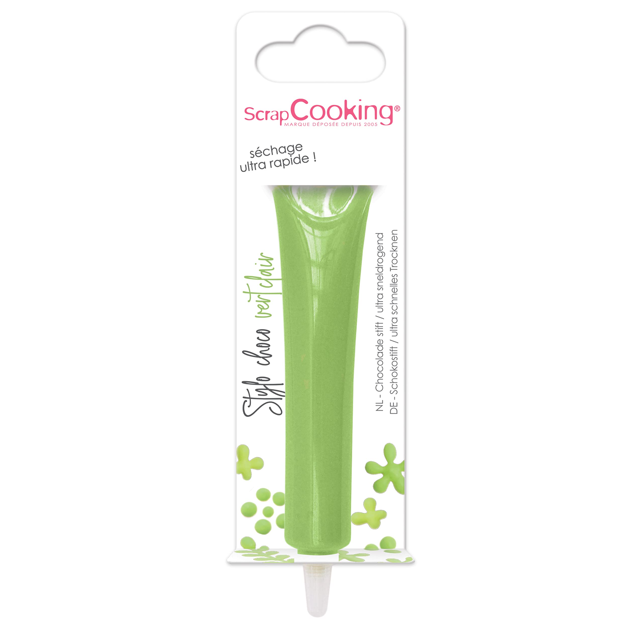 scrapcooking-stylo-choco-vert-clair-25g-d-cor-alimentaire-6805 image 1