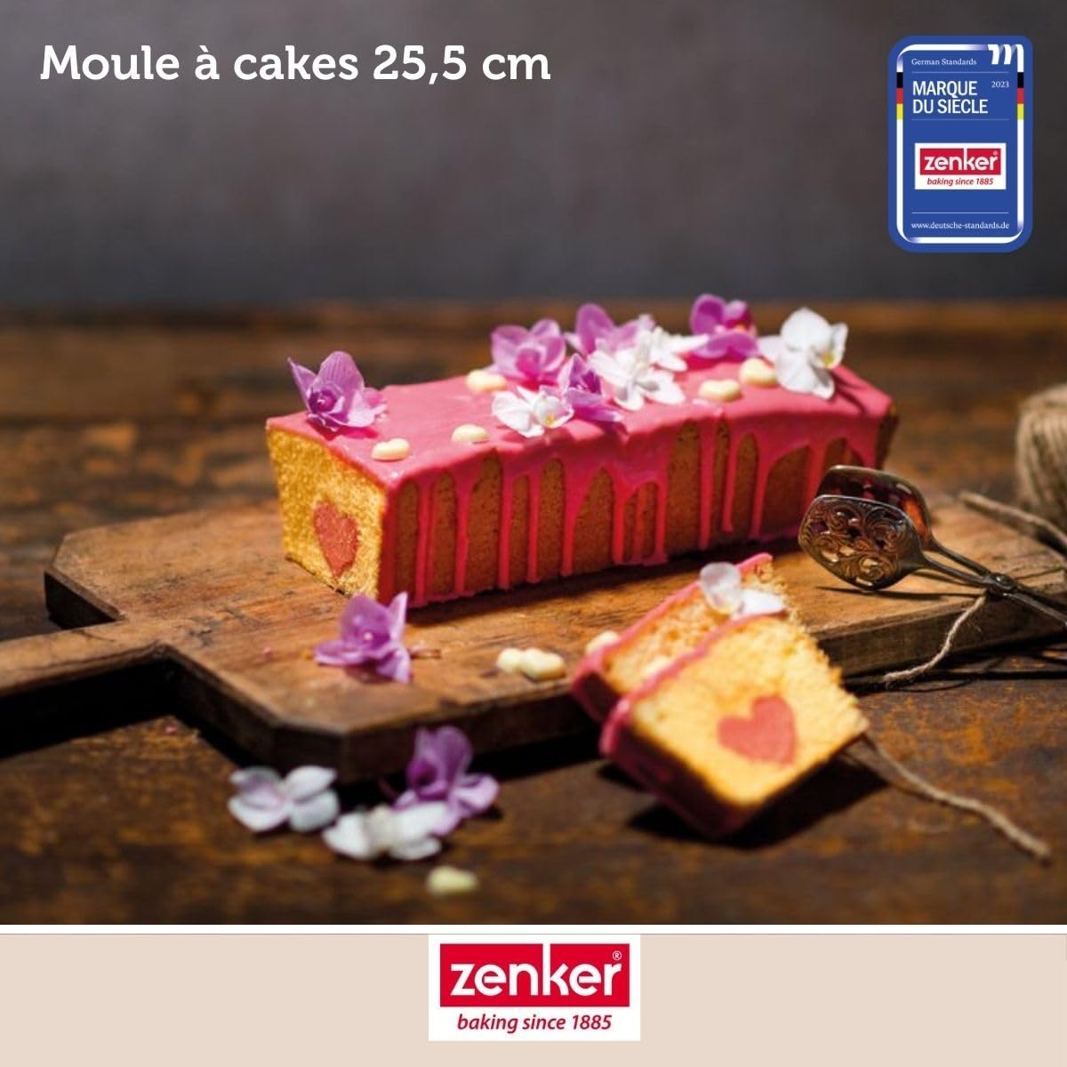 zenker-energy-6813-moule-cake-acier-tam-25-5-cm image 2