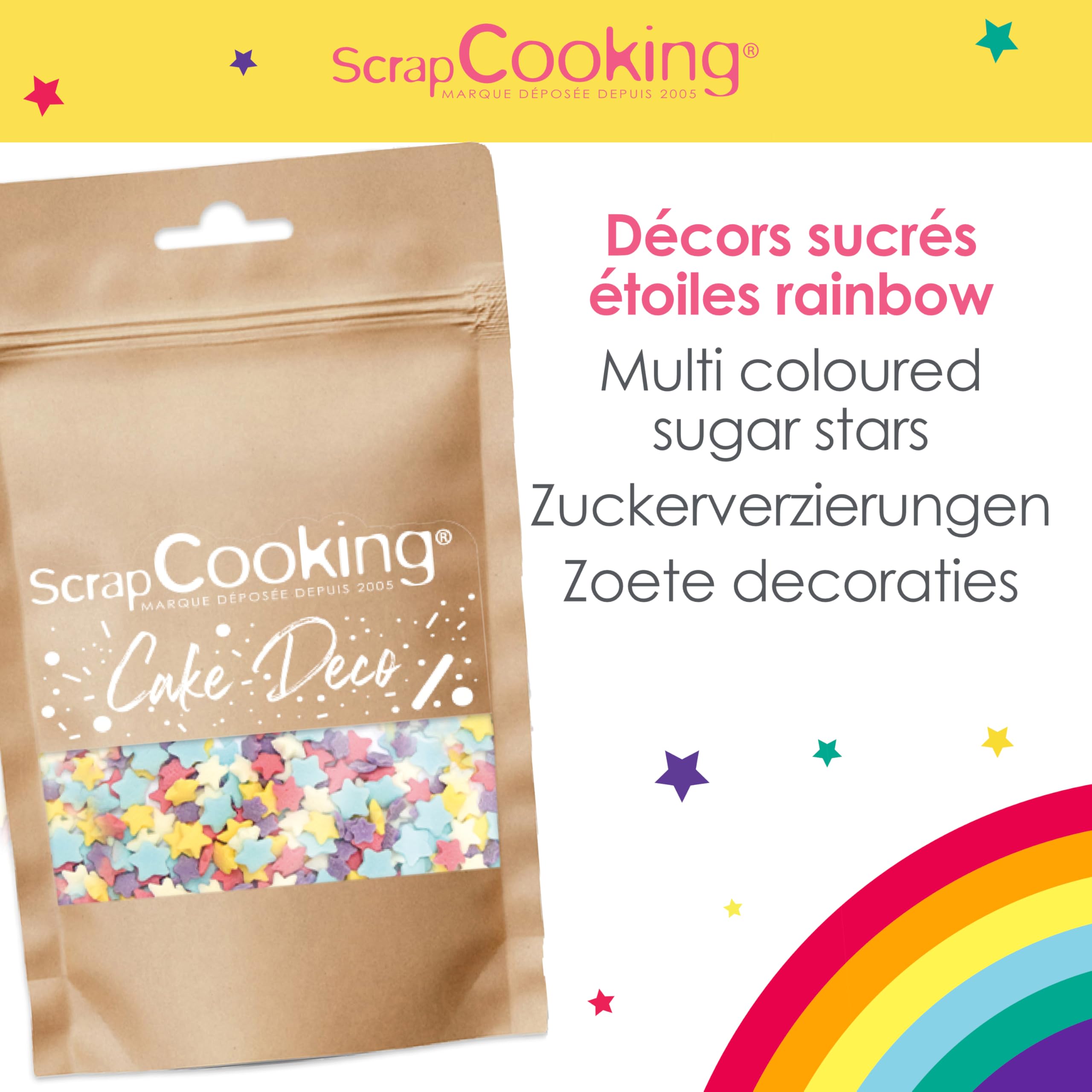 scrapcooking-d-corations-7401-d-cors-sucr-s-toiles-55-g image 2