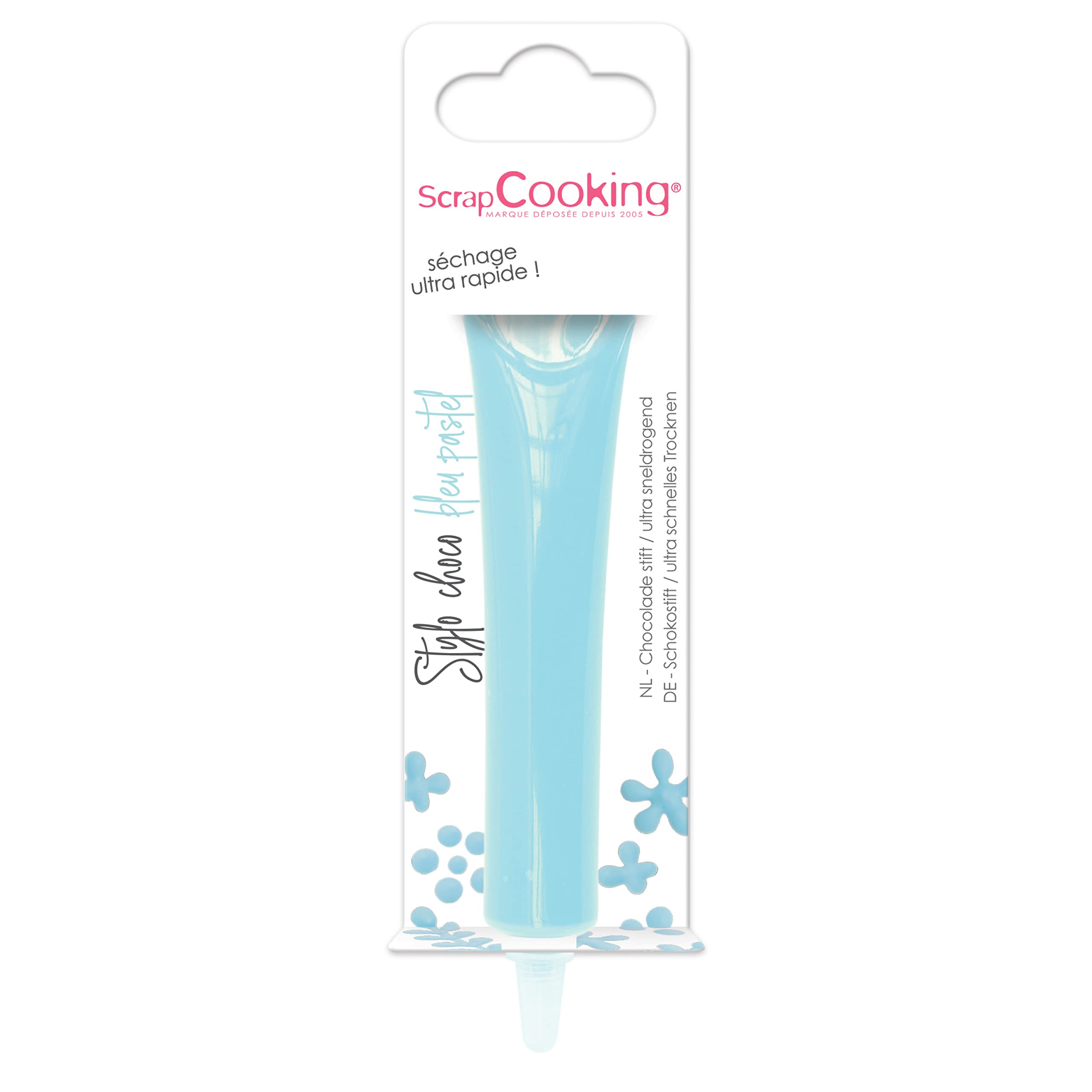 scrapcooking-d-corations-6812-stylo-choco-bleu-pastel-25g image 1