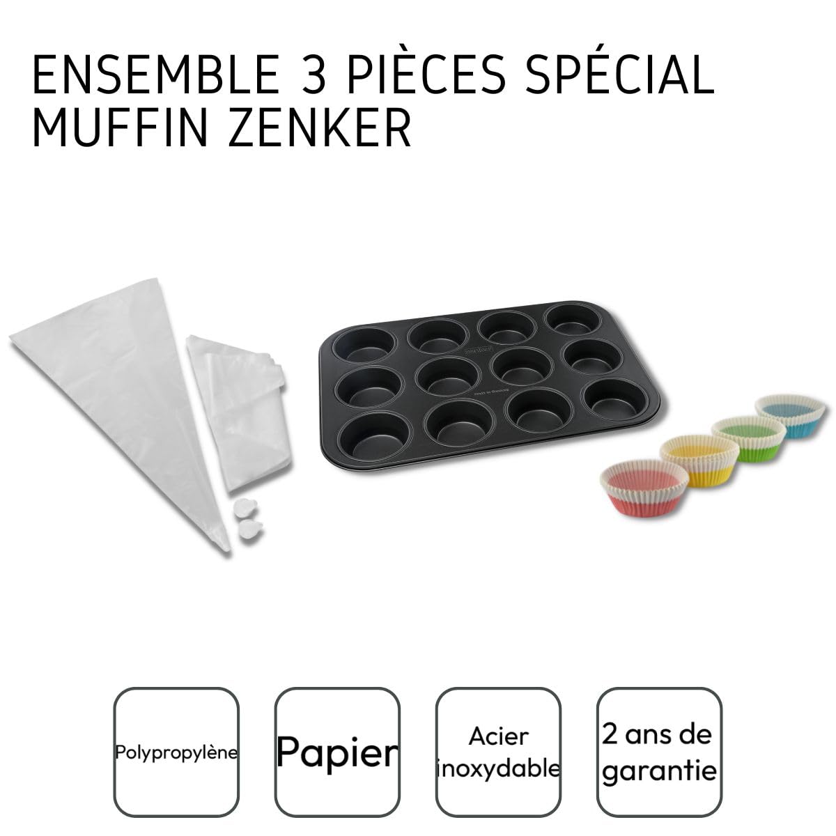zenker-happy-cupcakes-9983850-kit-muffins-12-empreintes-100 image 4