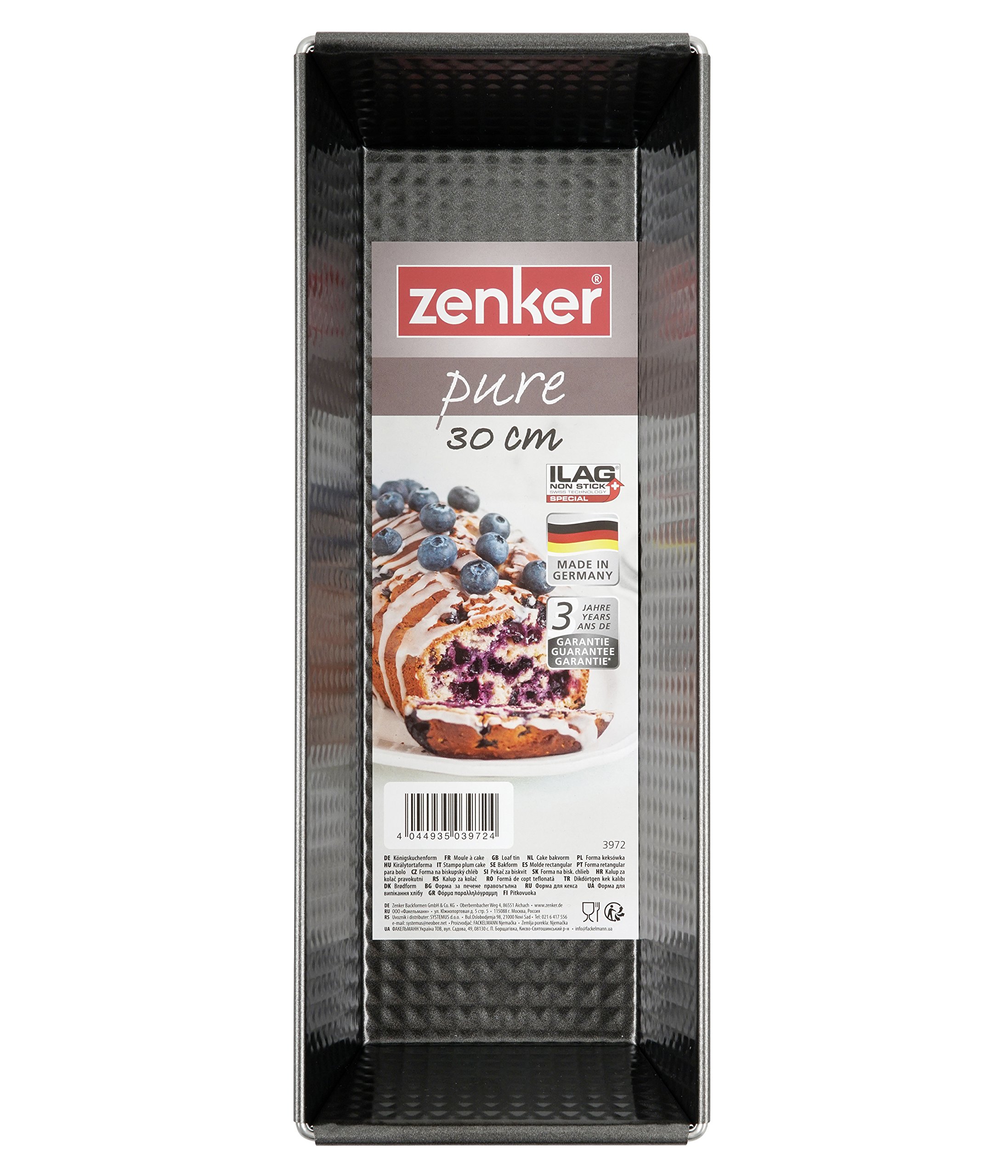 zenker-black-metallic-moule-cake-acier-30-cm-antiadh-sif image 3