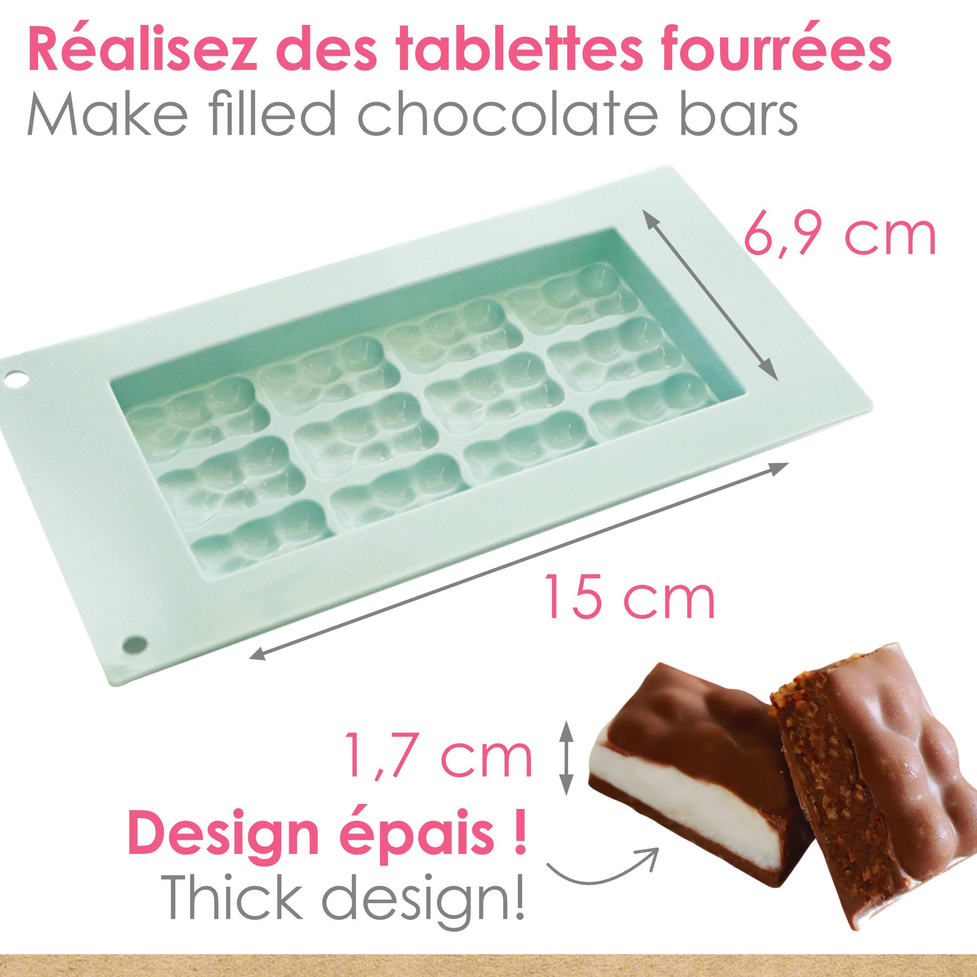 scrapcooking-moules-6719-moule-tablette-oursons-turquoise image 3