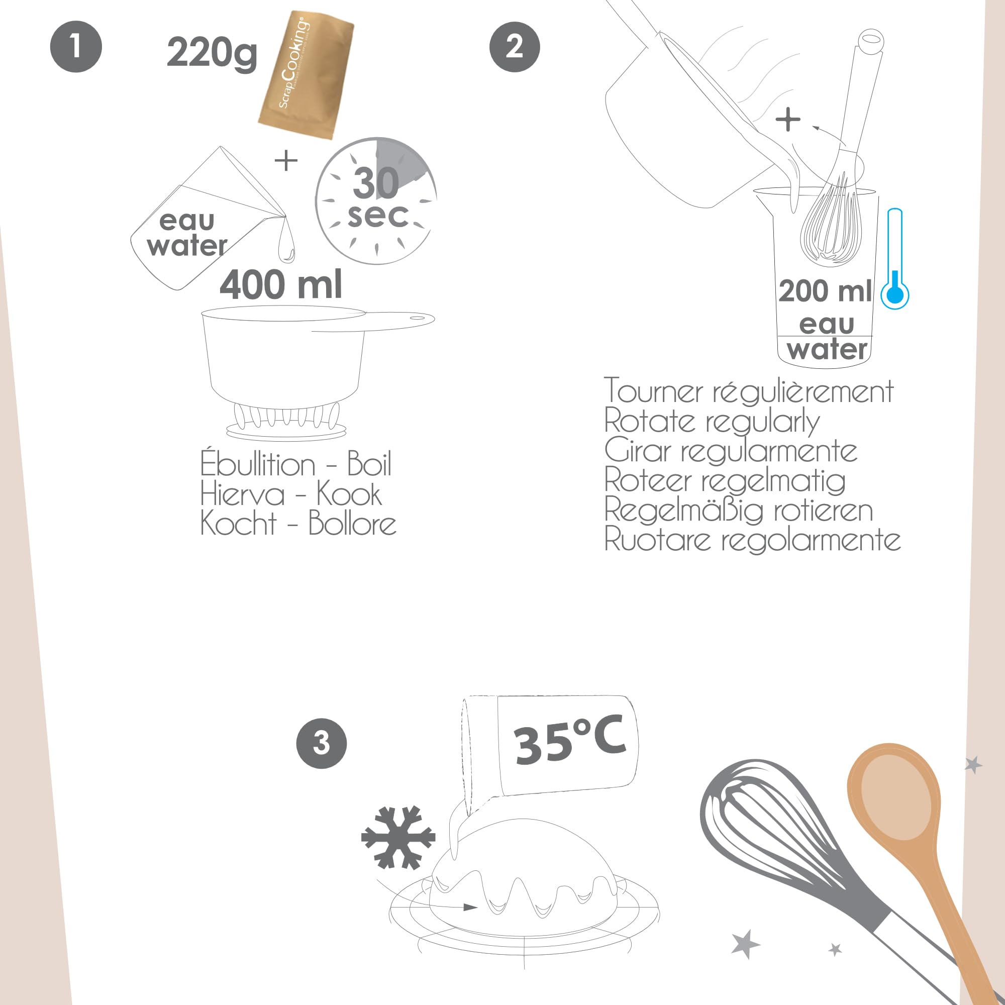 scrapcooking-mix-gla-age-miroir-neutre-brillant-220g image 3