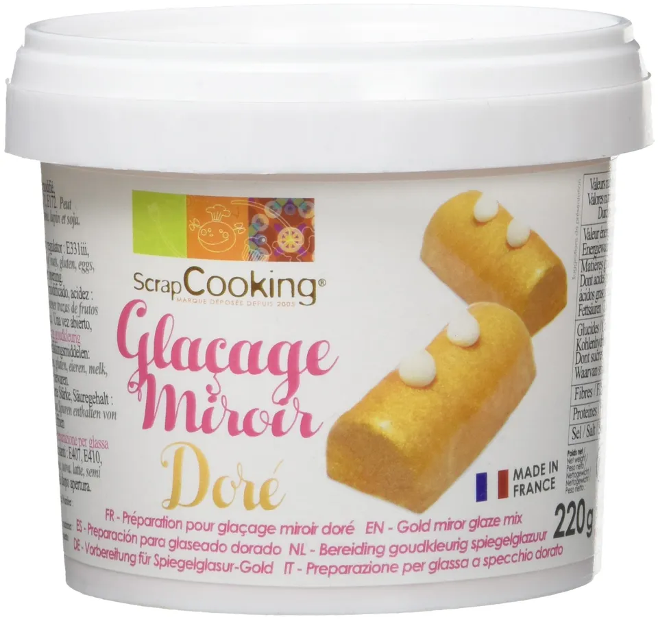scrapcooking-ingr-dients-mix-gla-age-miroir-dor-220g image 1