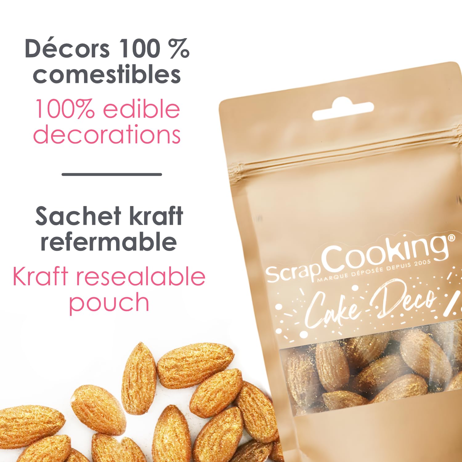 scrapcooking-d-corations-amandes-dor-es-50-g-comestibles-or image 5