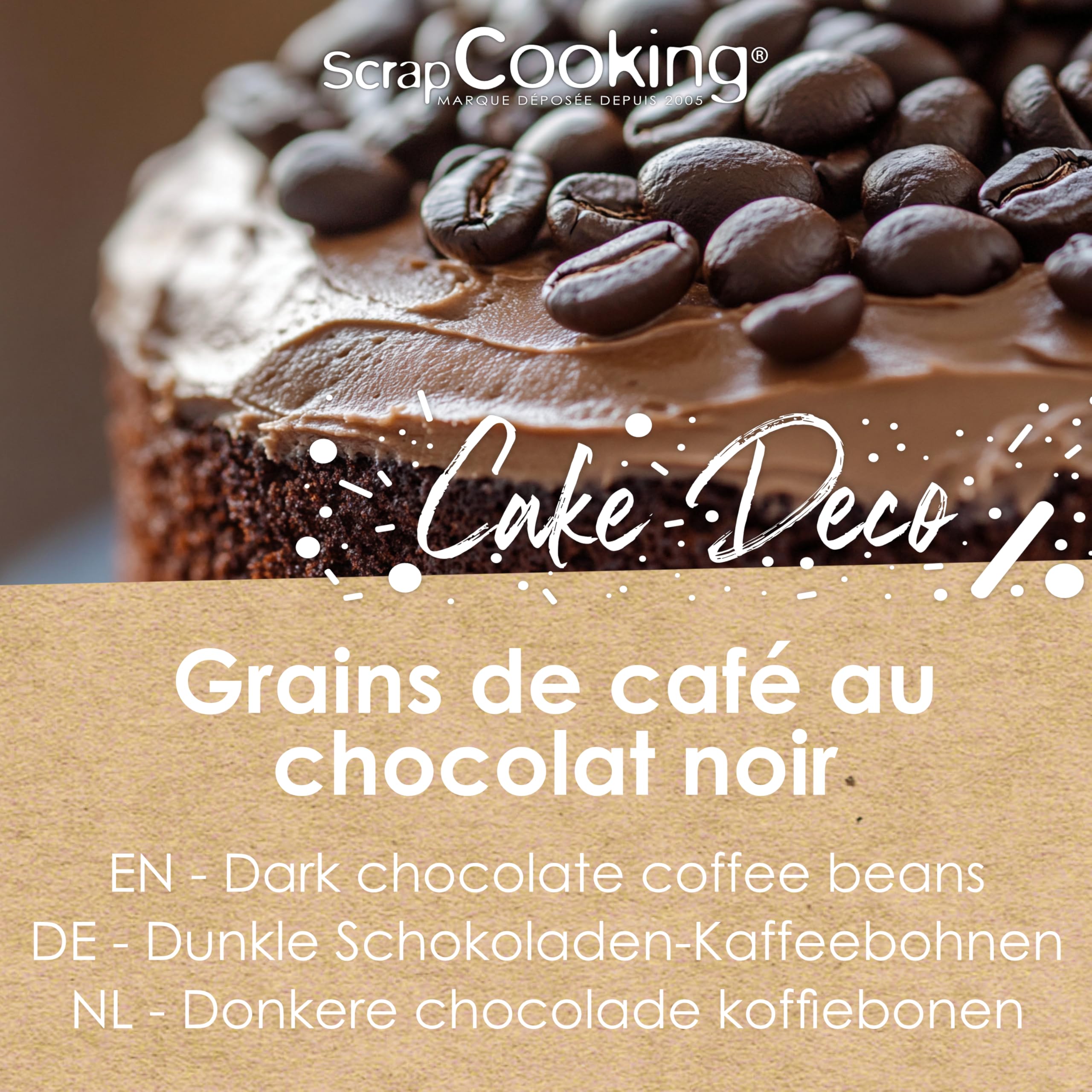 scrapcooking-d-corations-grains-caf-chocolat-noir-80-g image 3