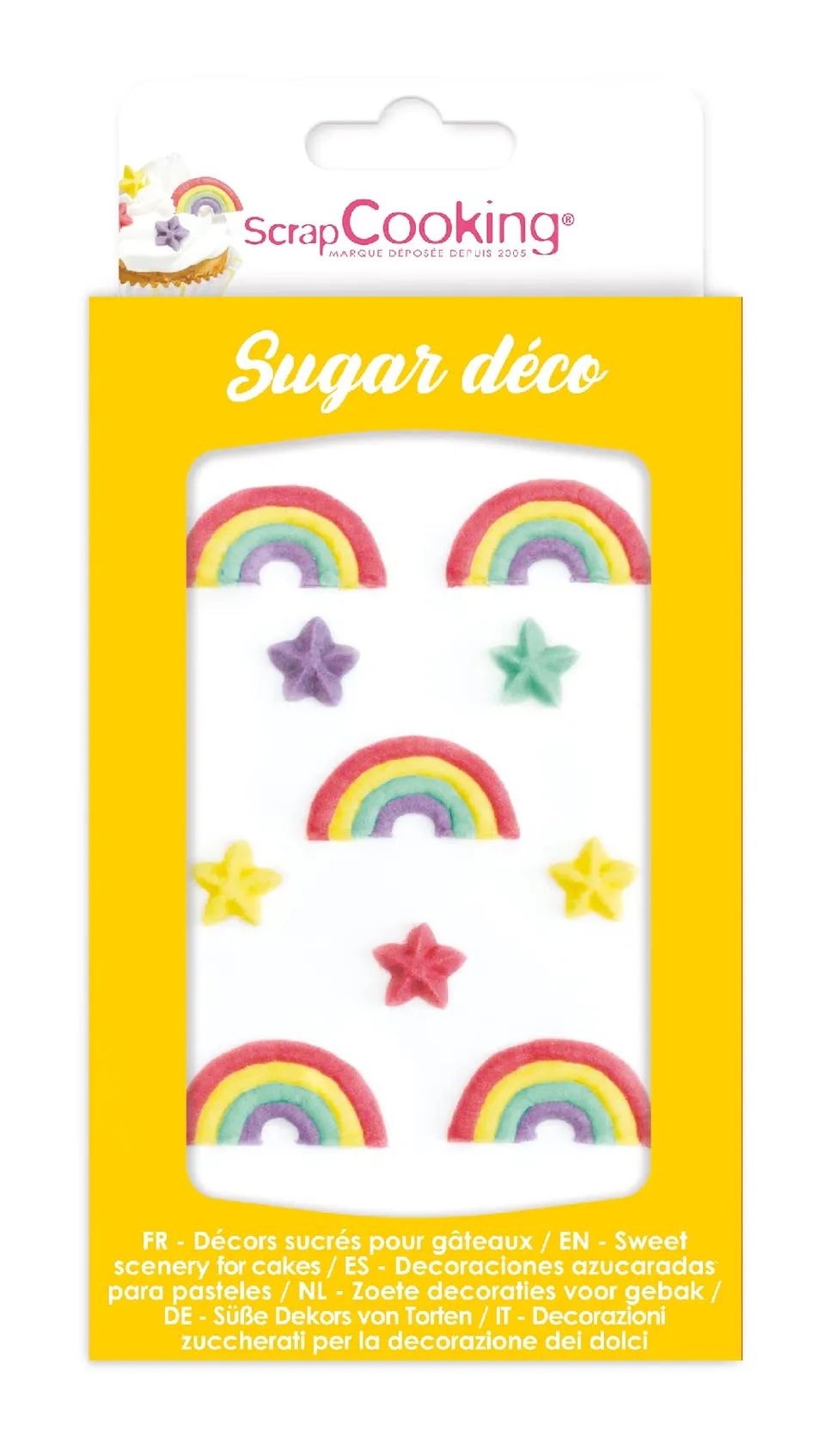 scrapcooking-d-corations-d-cosucres-rainbow-sucriers-arc-en-ciel-6-g image 1