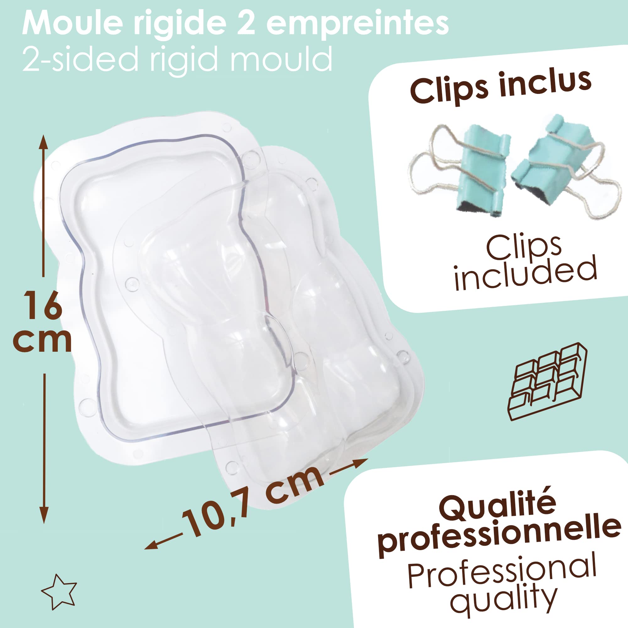 scrapcooking-moules-moule-rigide-ourson-chocolat-3d-6756-2-empreintes image 3