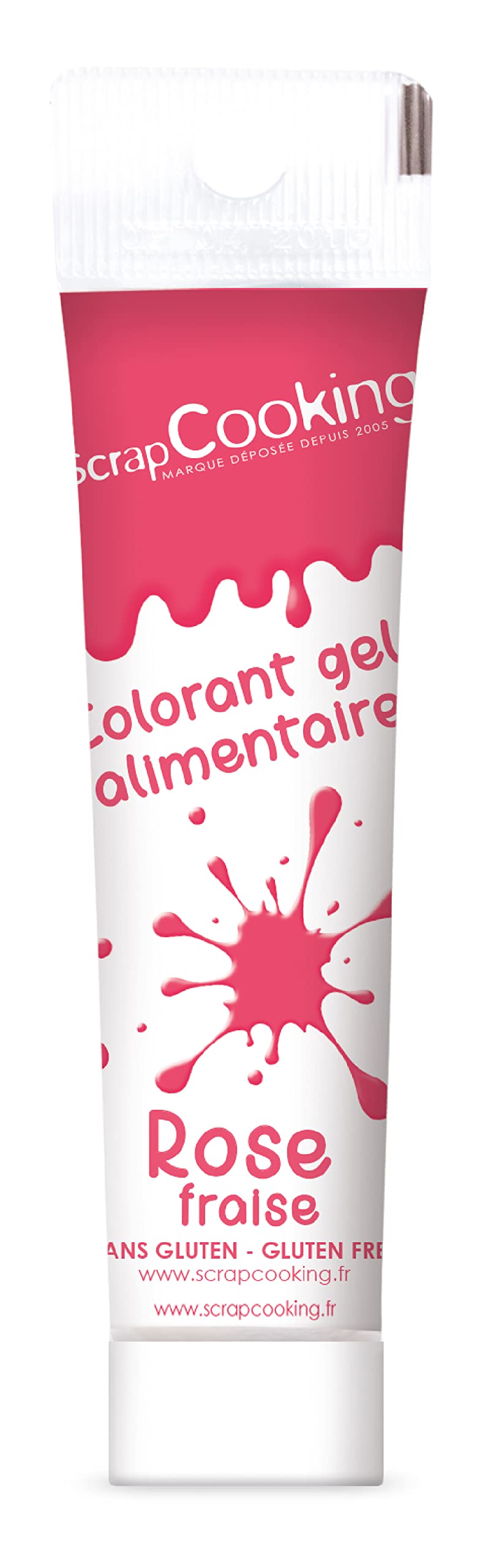 scrapcooking-colorants-alimentaires-gel-rose-fraise-20-g image 1