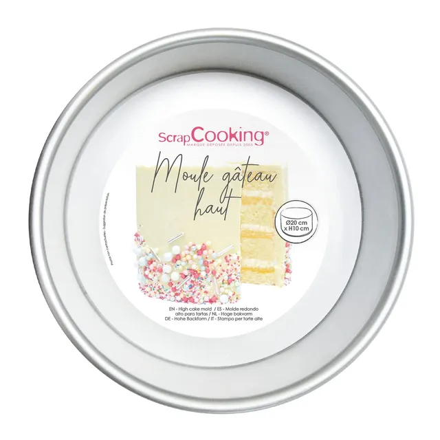scrapcooking-moules-1891-moule-rond-alu-20-cm-bords-hauts image 1
