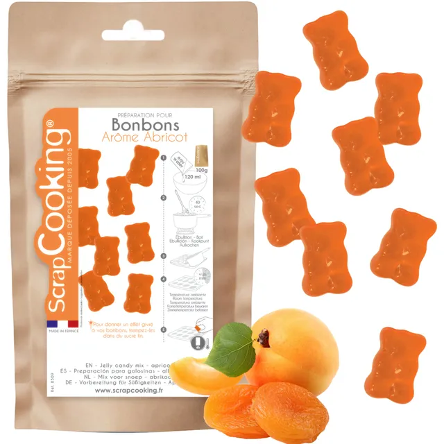 scrapcooking-ingr-dients-pr-paration-bonbons-abricot-100g-fruit-s image 1