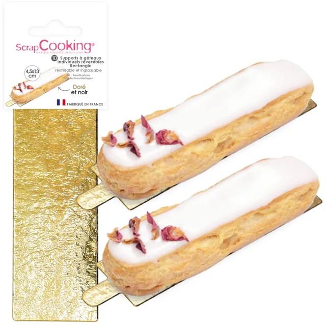 scrapcooking-mat-riel-5212-supports-g-teaux-rectangle-lot-10-dor image 1