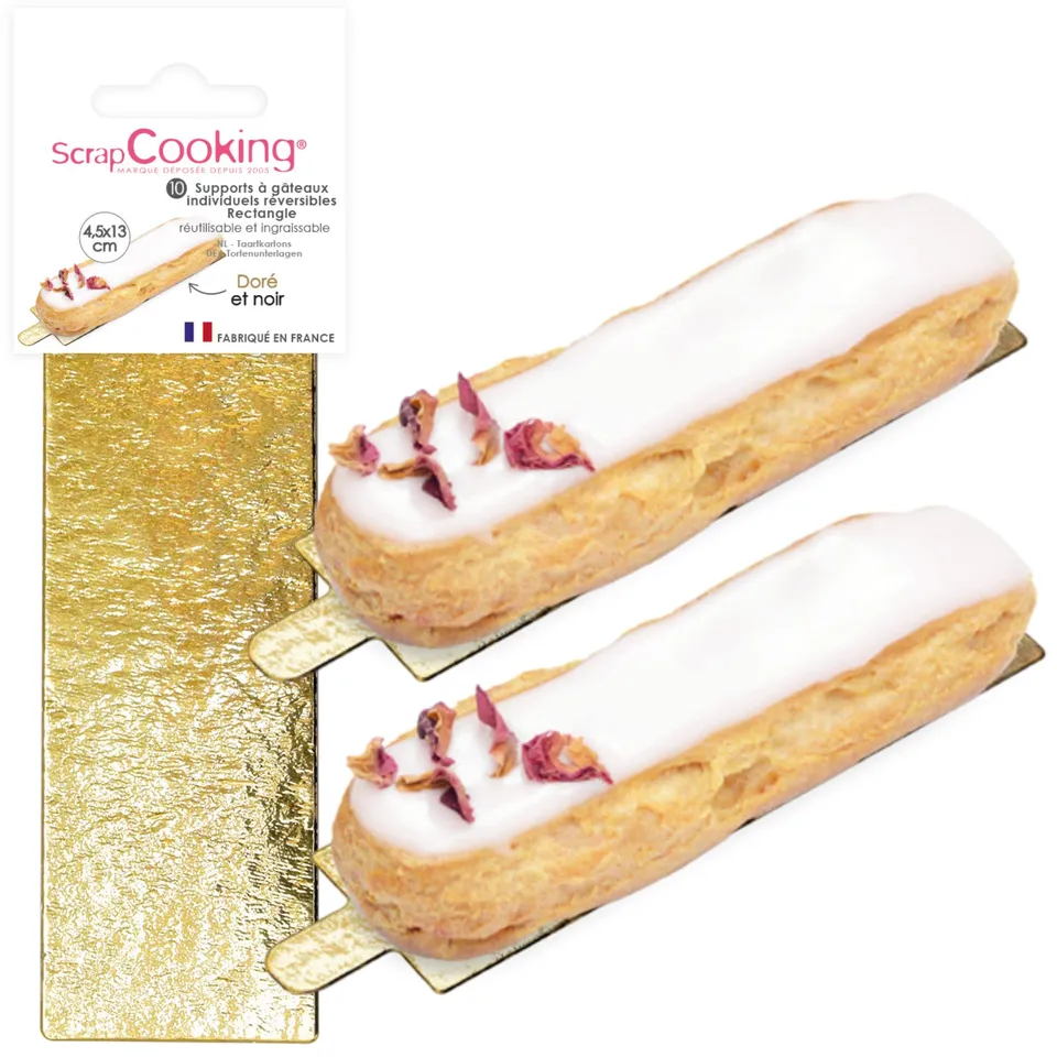 scrapcooking-mat-riel-5212-supports-g-teaux-rectangle-lot-10-dor image 1