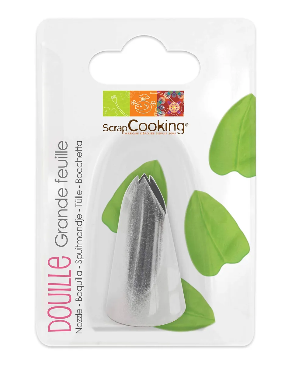 scrapcooking-1816-douille-grande-feuille-inox image 1