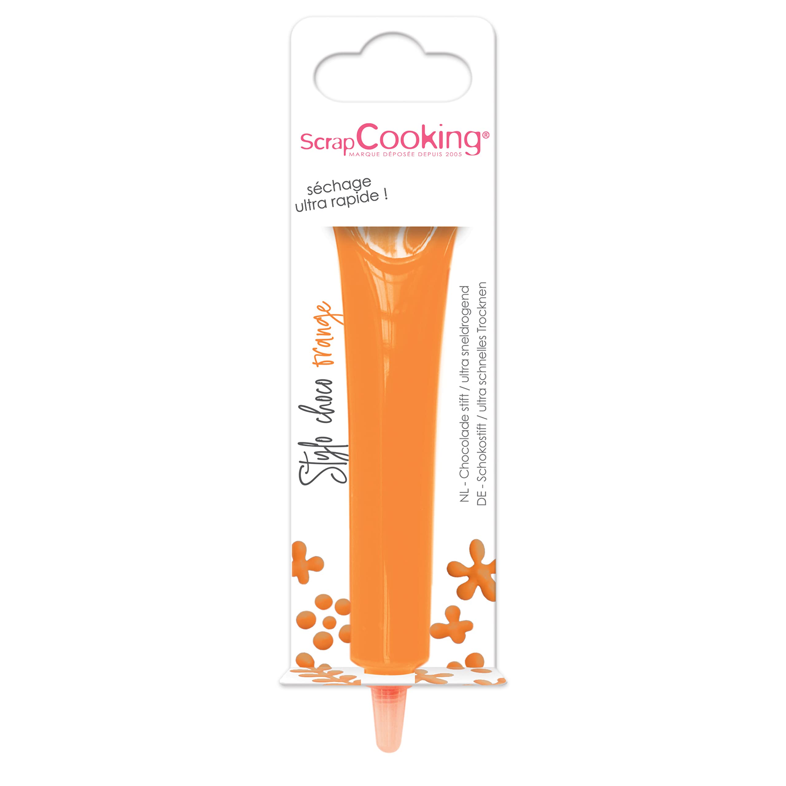 scrapcooking-6808-stylo-choco-orange-d-cor-comestible-25-g image 1