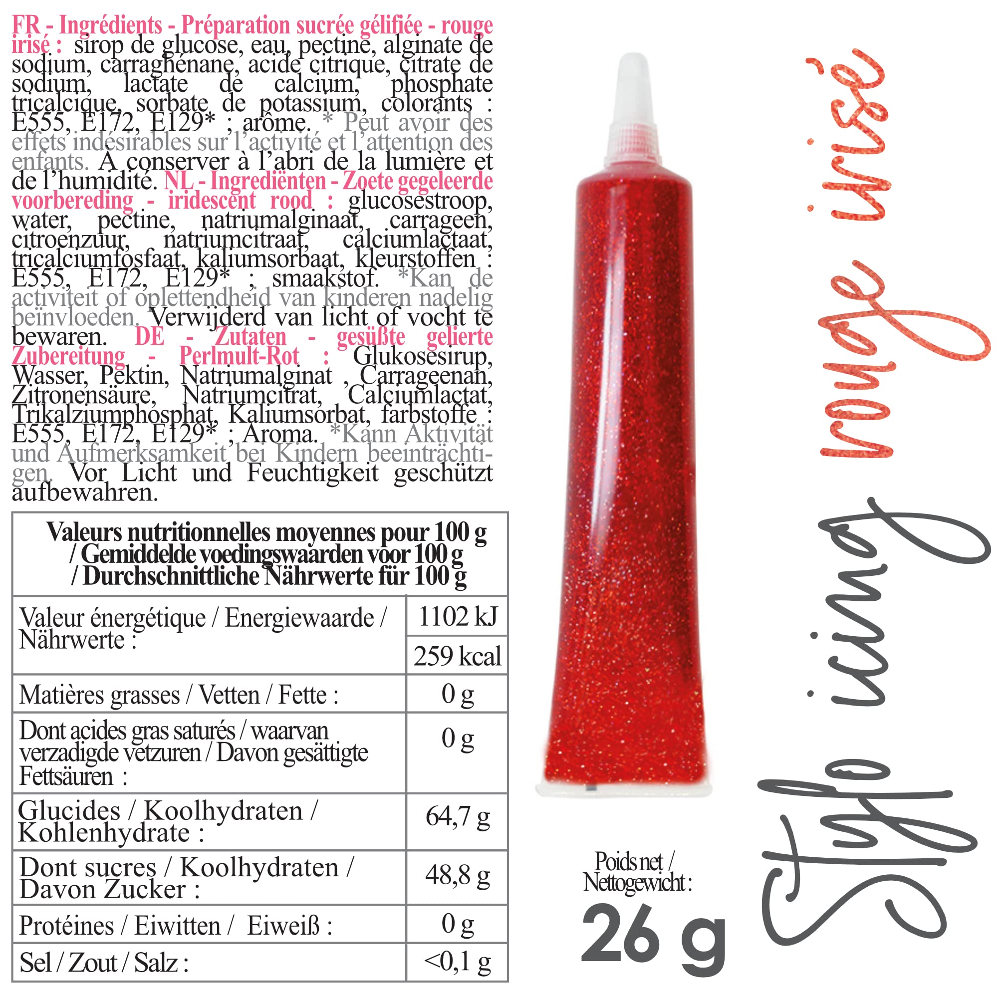 scrapcooking-d-corations-stylo-icing-rouge-7068-stylo-gla-age-26-g image 2