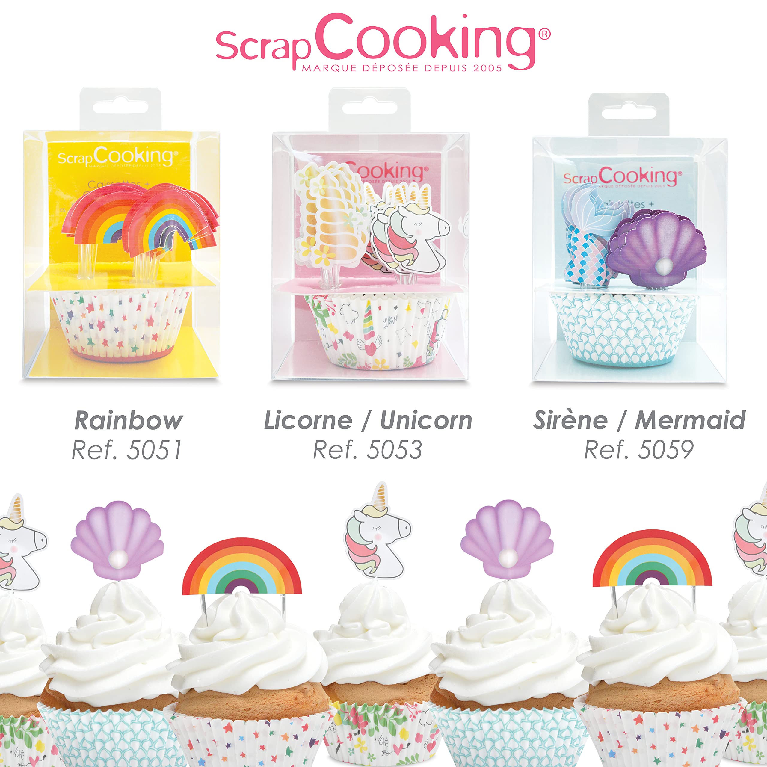 scrapcooking-d-corations-kit-5053-cupcakes-licorne-24-24 image 8