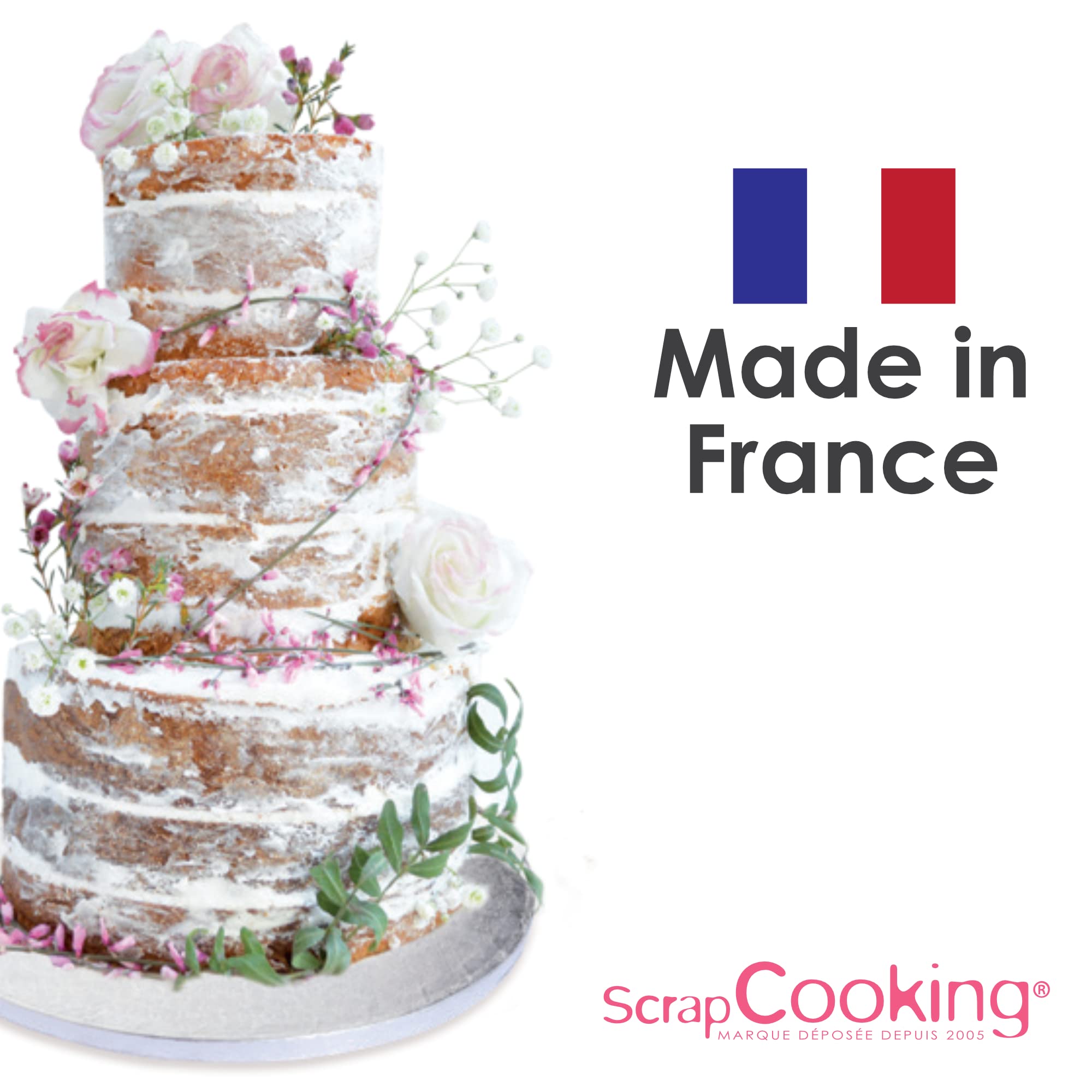 scrapcooking-mat-riel-5206-support-g-teau-rond-30-cm-argent image 6